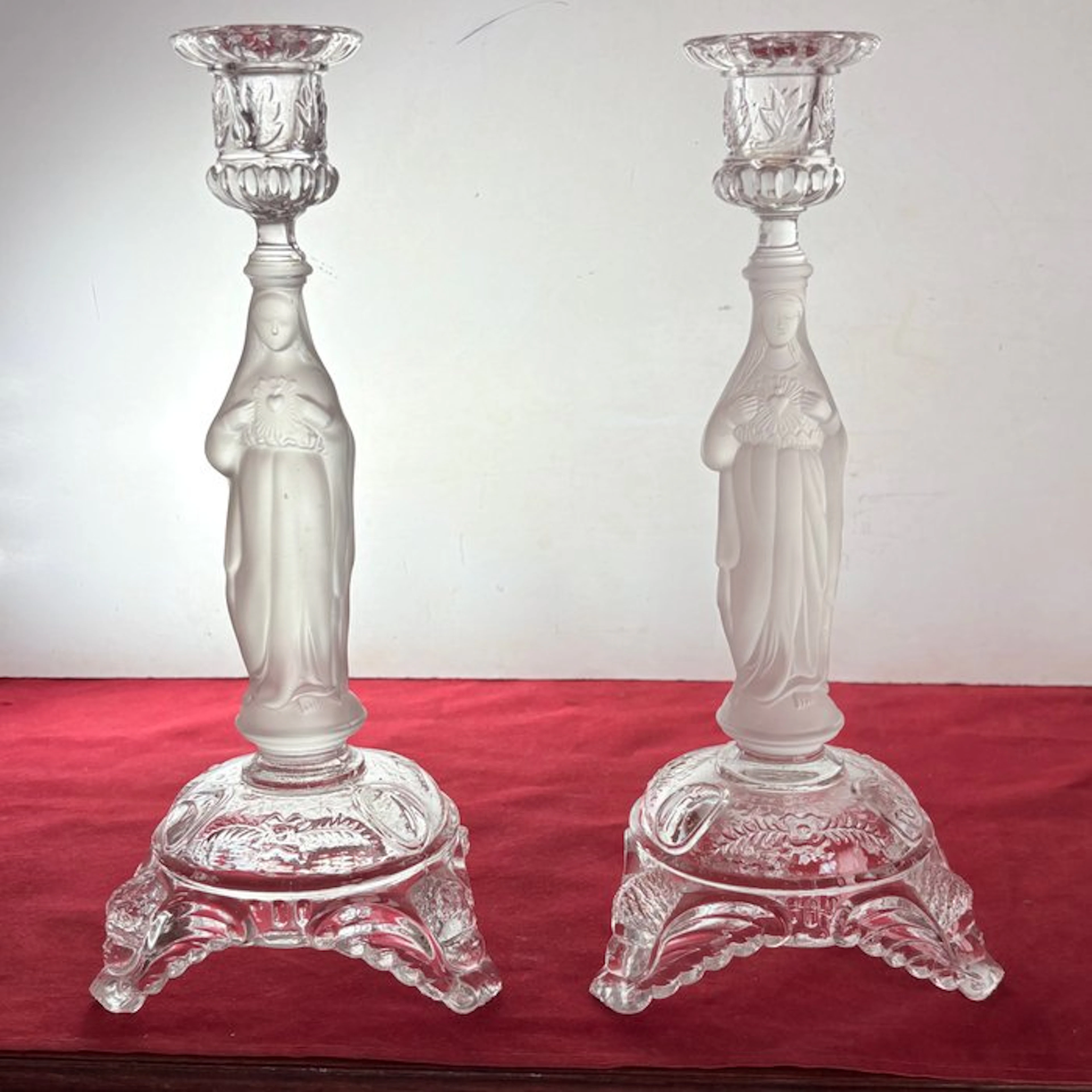 Charles Graffart en René Delvenne – Val Saint Lambert - Candlestick (2) - Glass