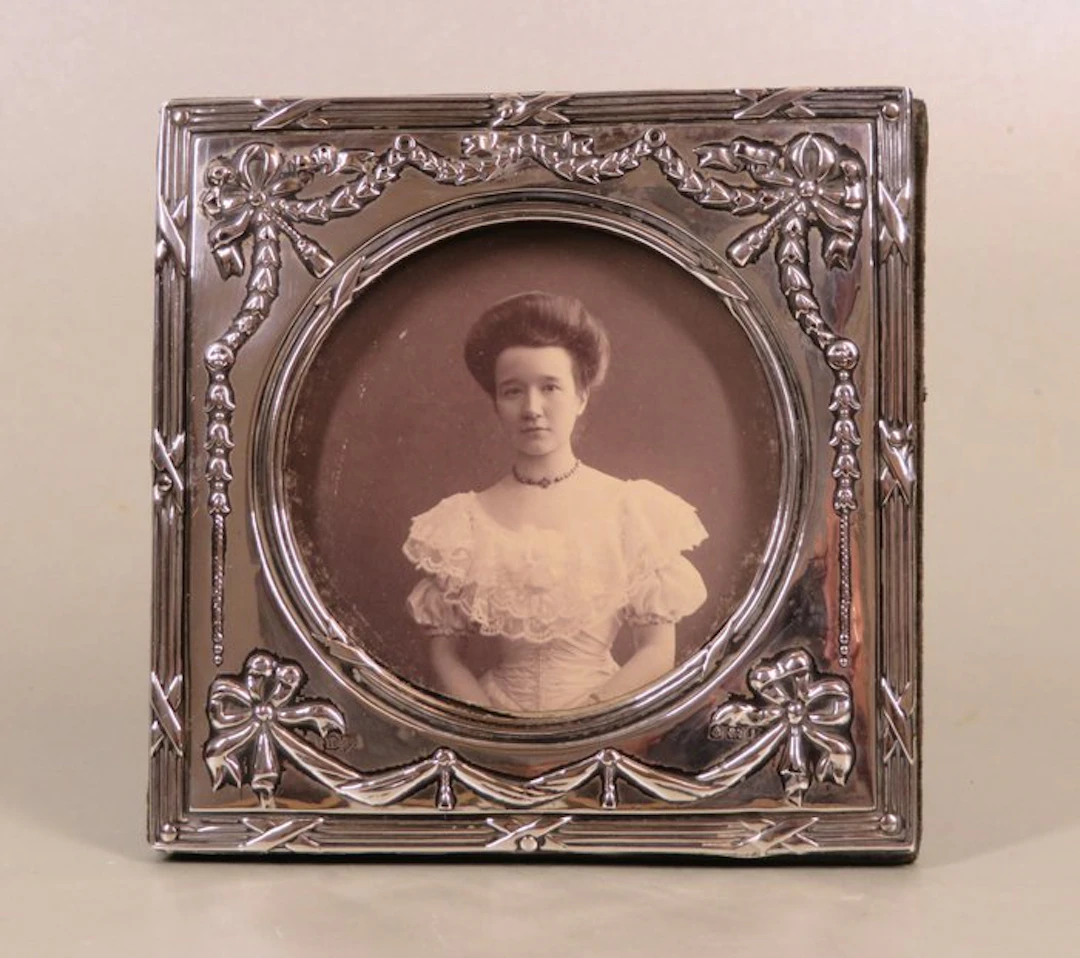 Fotolijst 1908 Birmingham, Henry Matthews - Picture frame - .925 silver