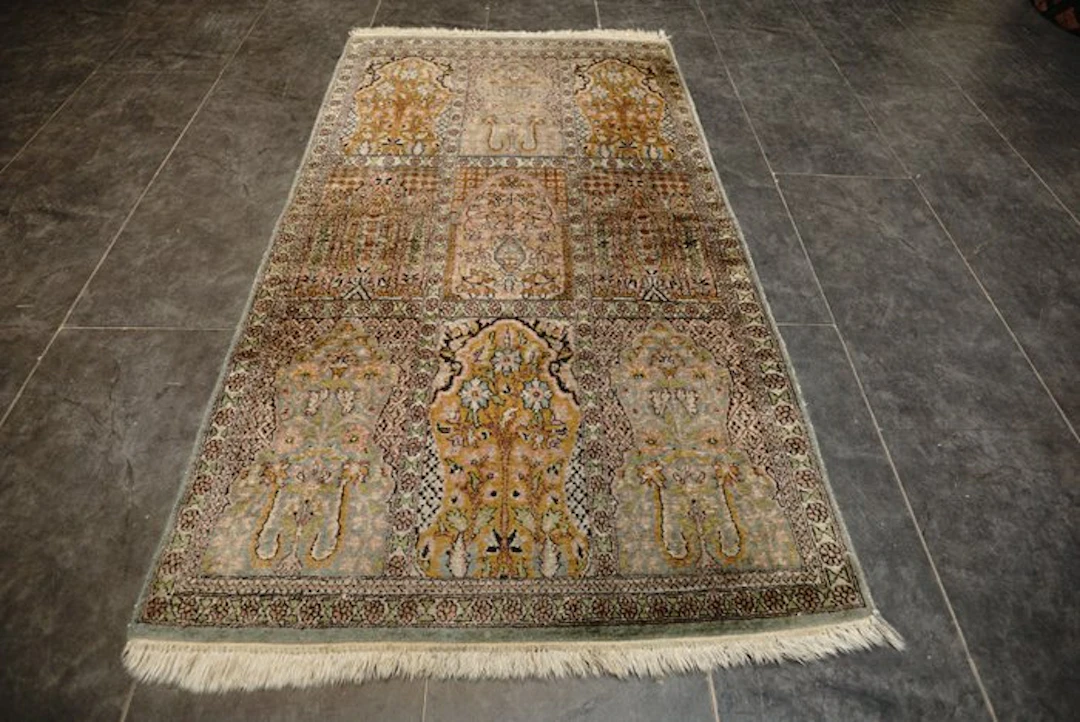 Cashmere Silk - Carpet - 154 cm - 90 cm - silk carpet
