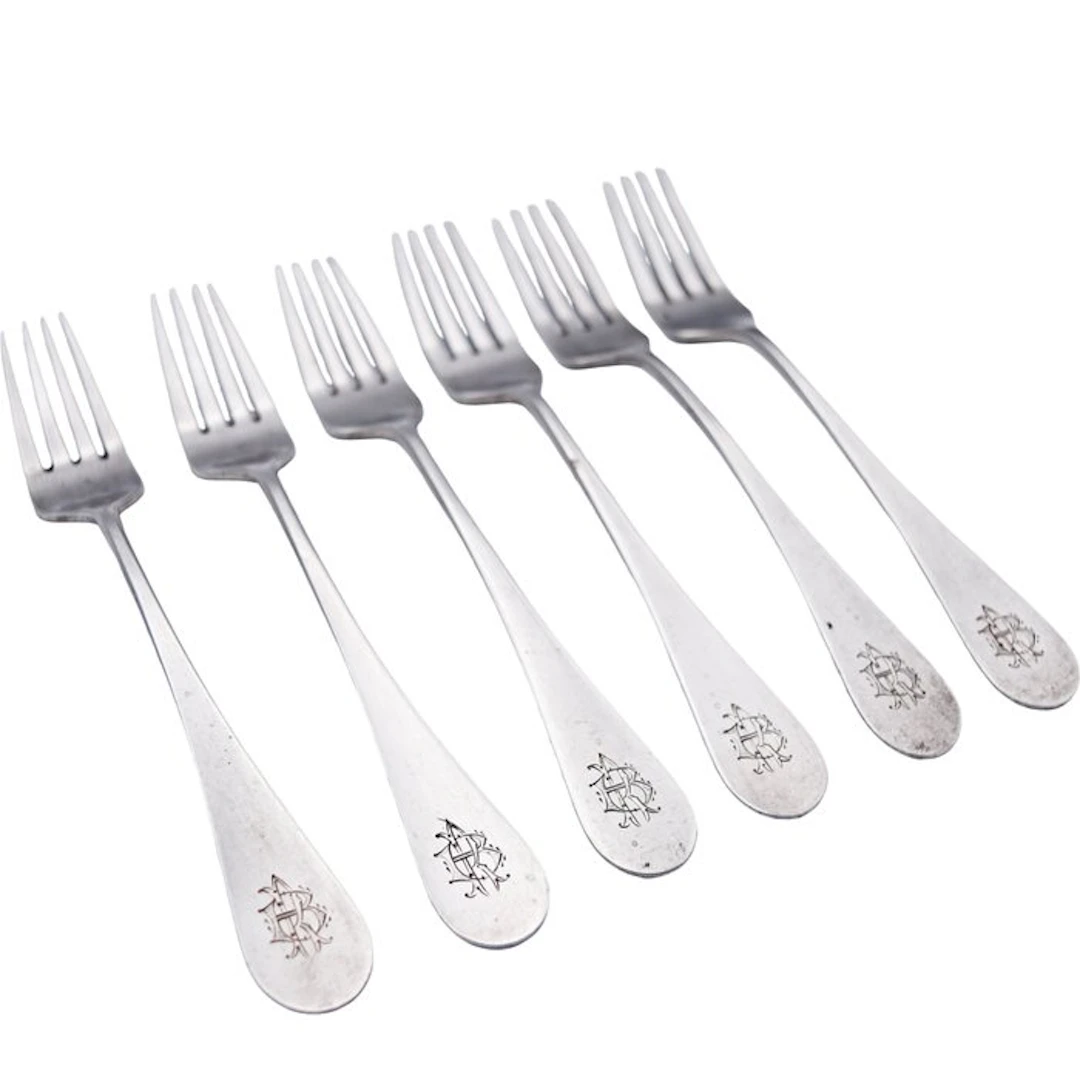 B. Otero - Cutlery set (6) - .916 (88 Zolotniki) silver