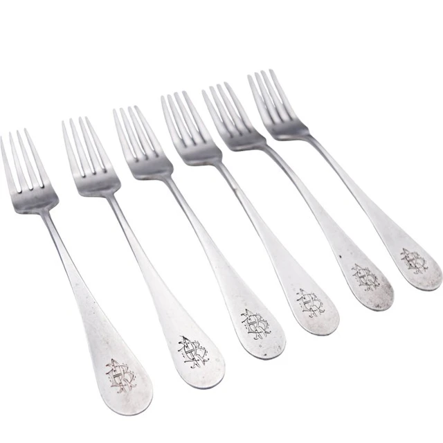 B. Otero - Cutlery set (6) - .916 (88 Zolotniki) silver
