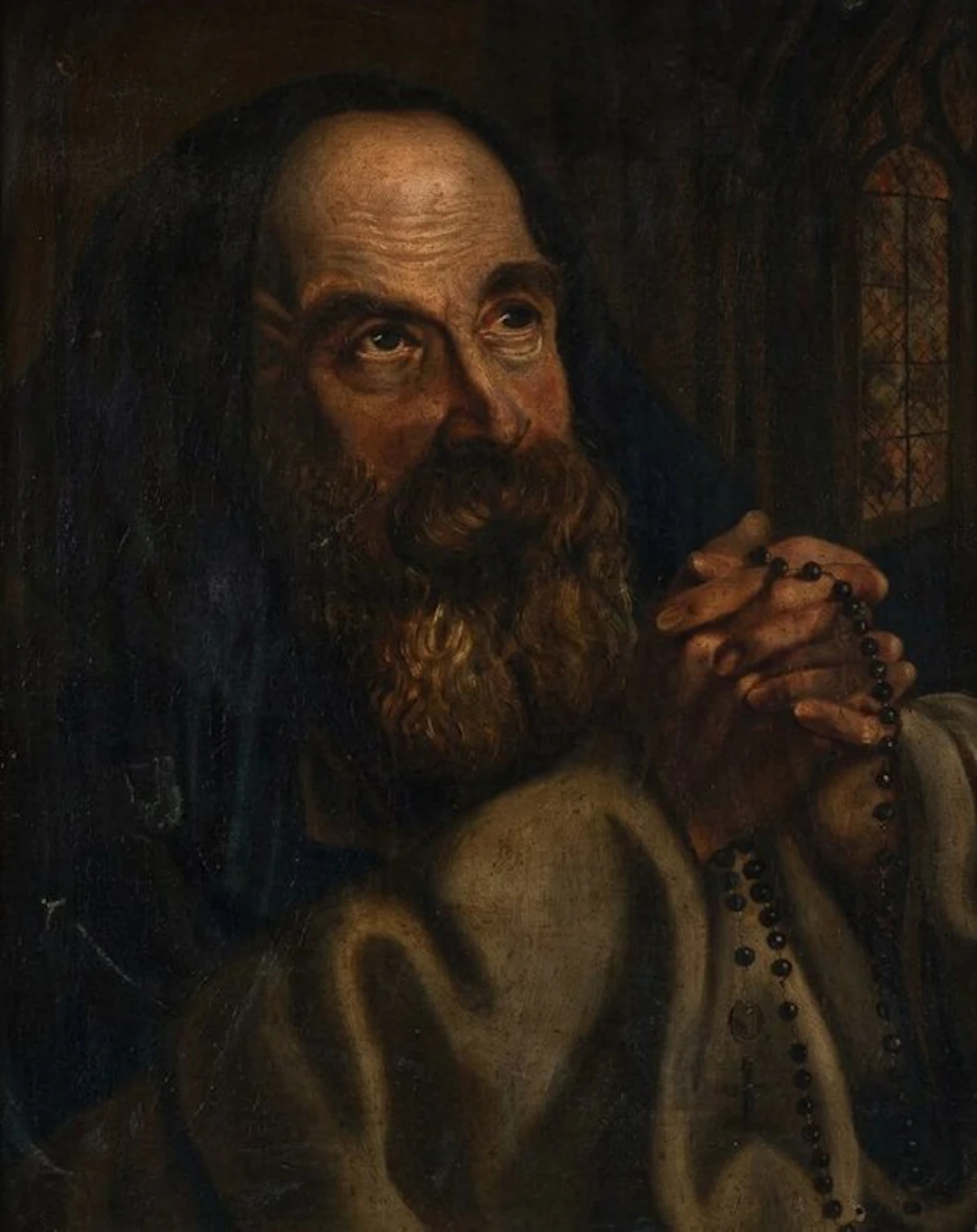Francesco Fracanzano (1612-1656), Circle of - Monje en oración