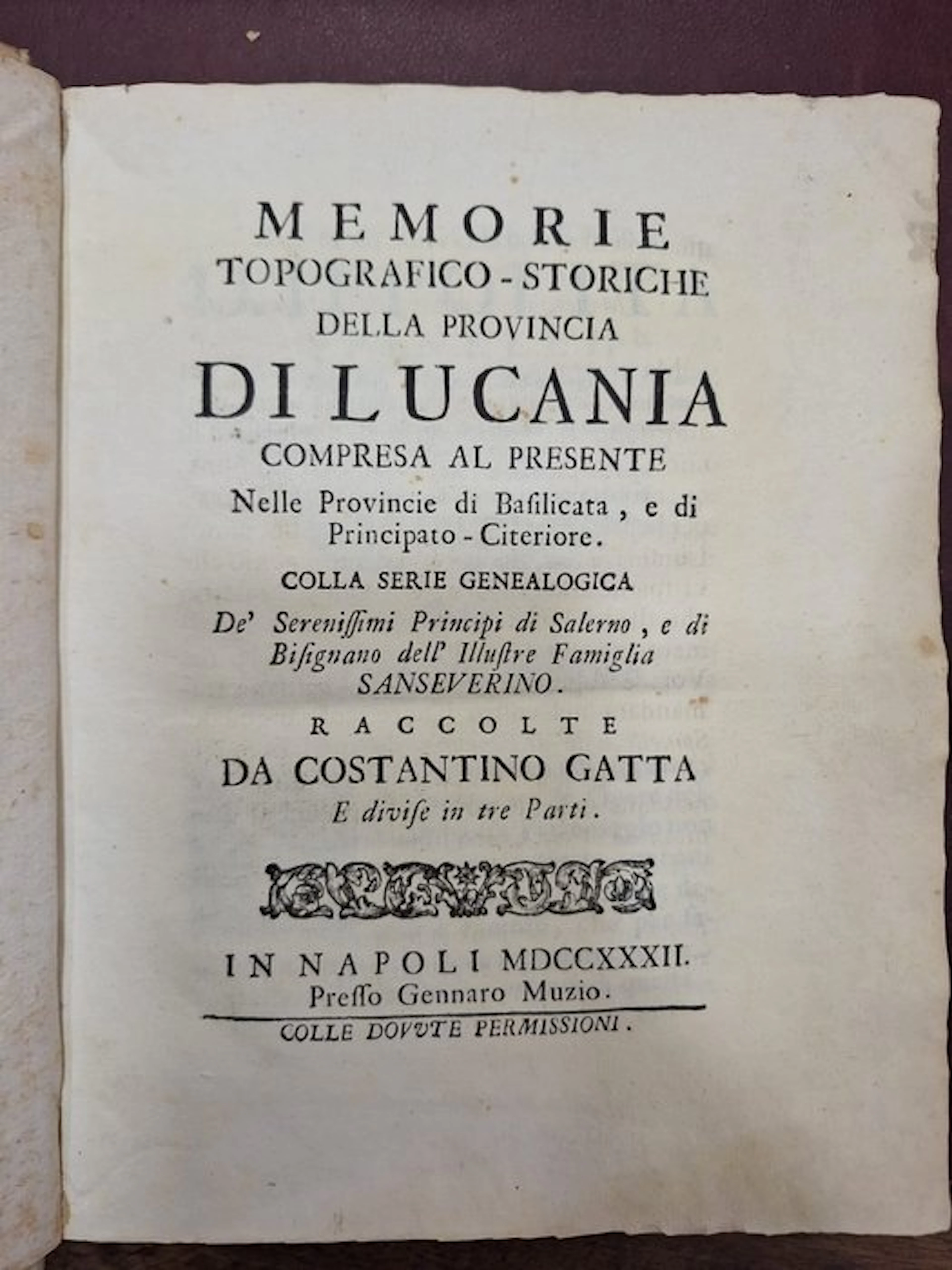 Costantino Gatta - Memorie topografico-storiche della...