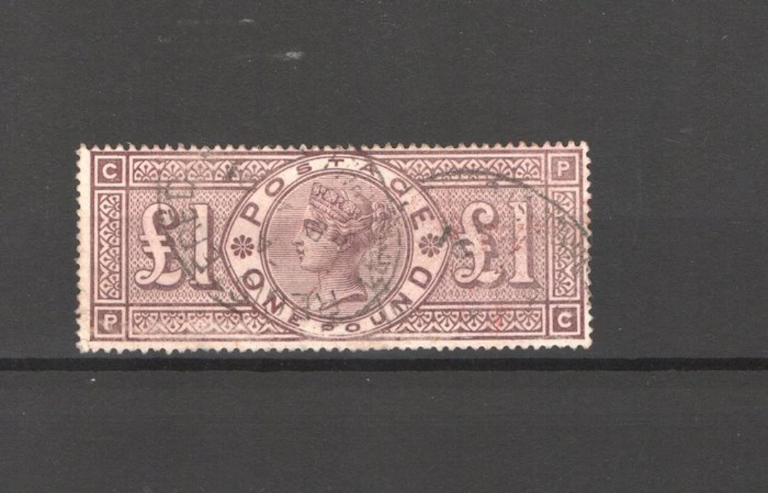 Great Britain 1884 - Great Britain 1 pound purple