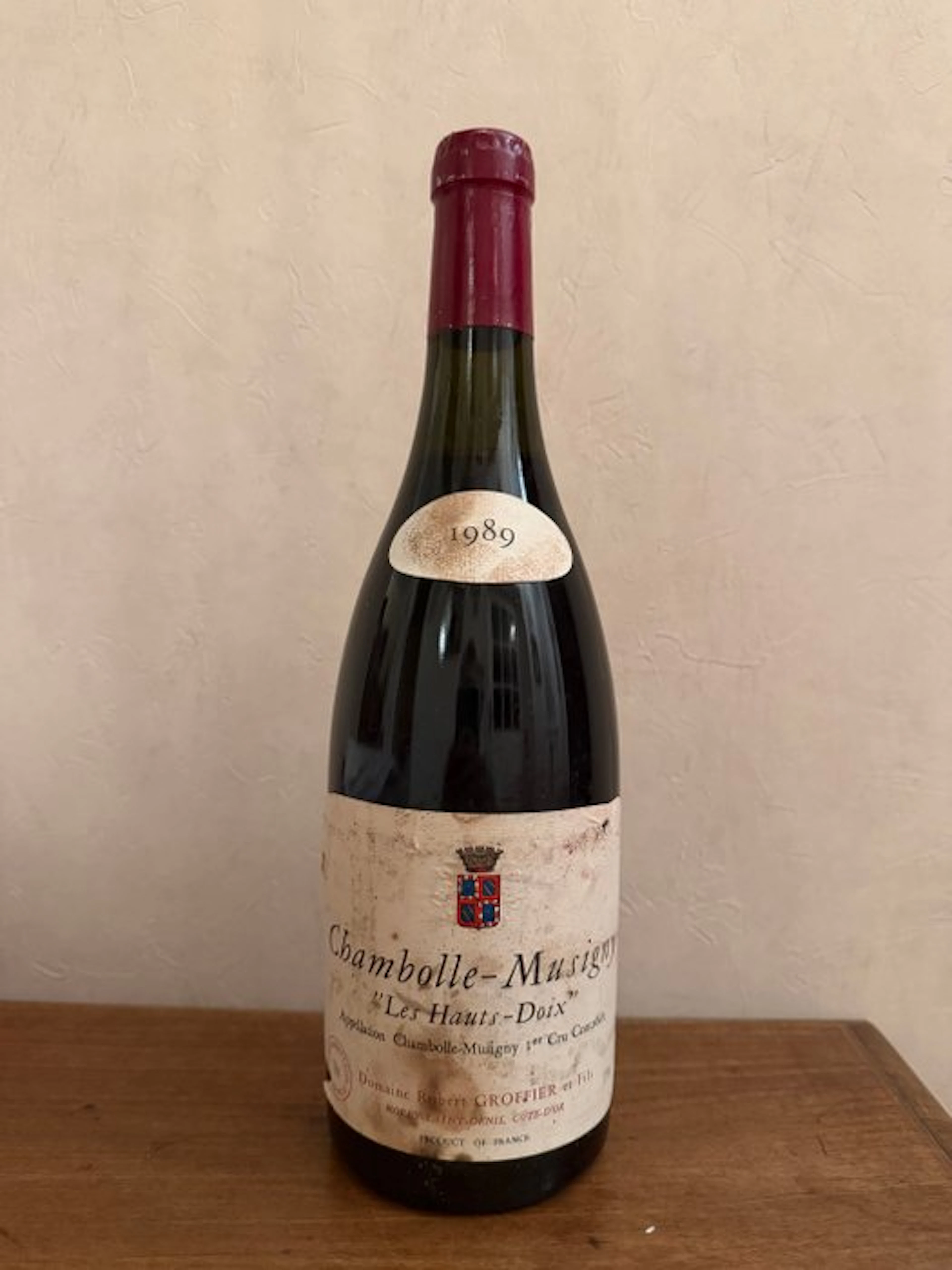 1989 Domaine Groffier "Les Hauts-Doix" - Chambolle...