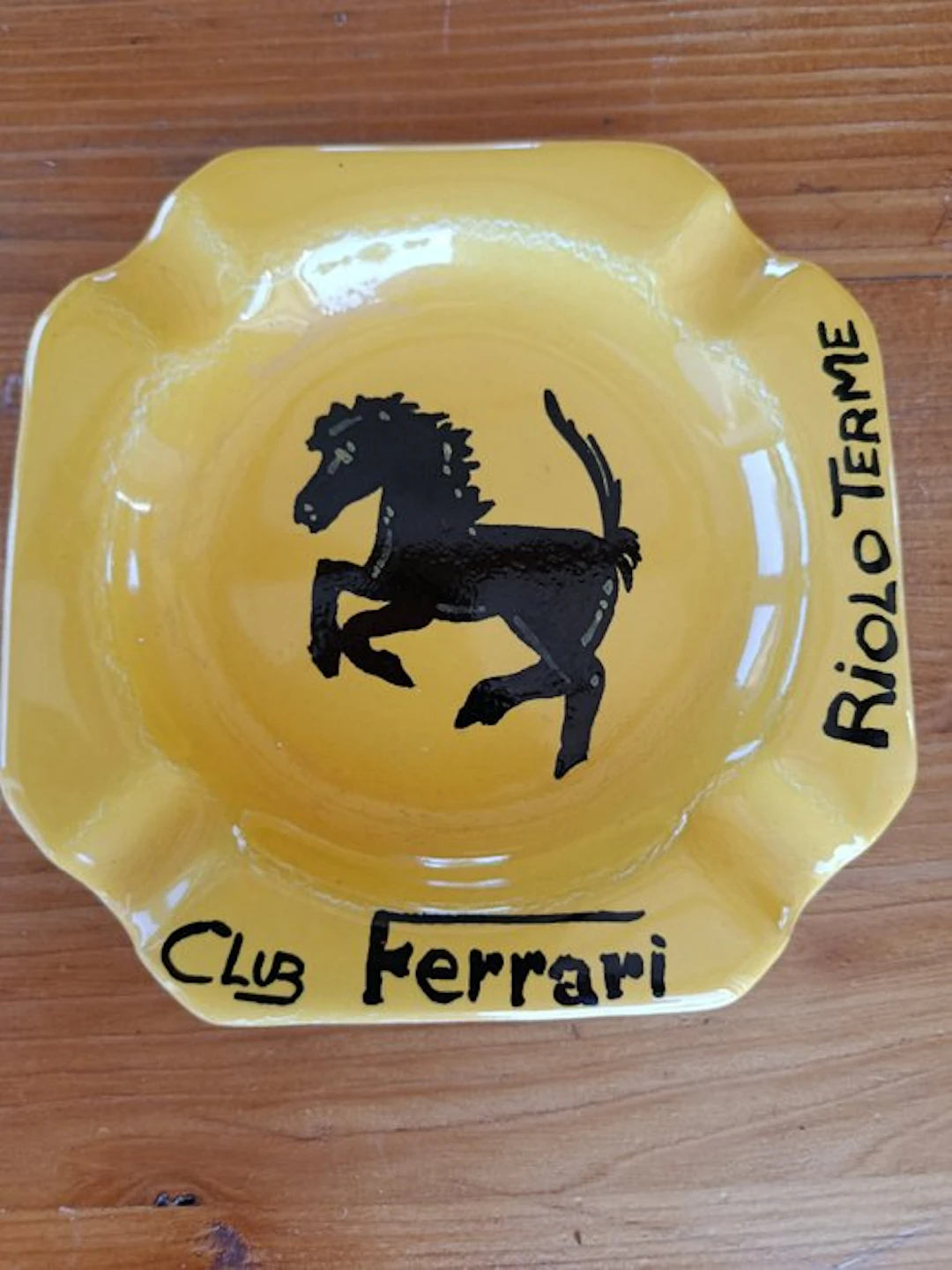 Ashtray - Porcelain - Ferrari ashtray