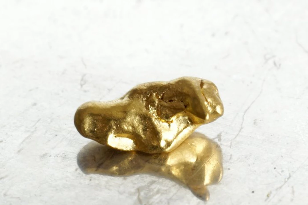 Gold Native gold nugget from Mauritania, 0.327 gram.- 0.33 g - (1)