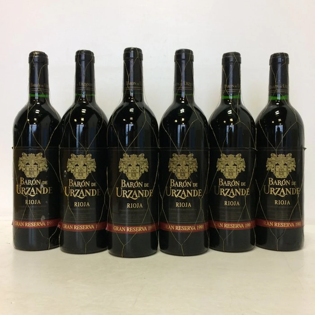 1991 Baron de Urzande - Rioja Gran Reserva - 6 Bottles (0.75L)