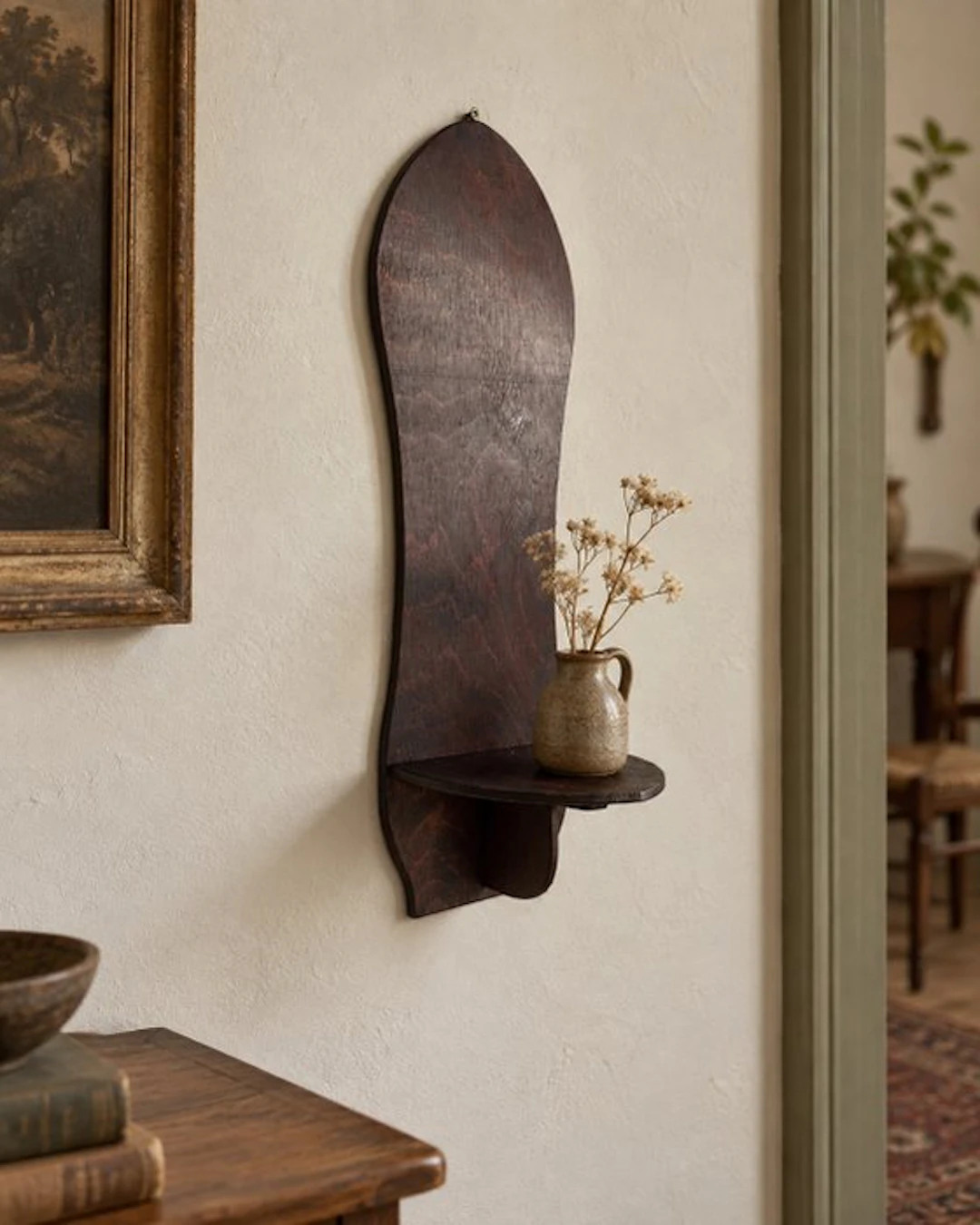 Console table - Wood - wooden wall console
