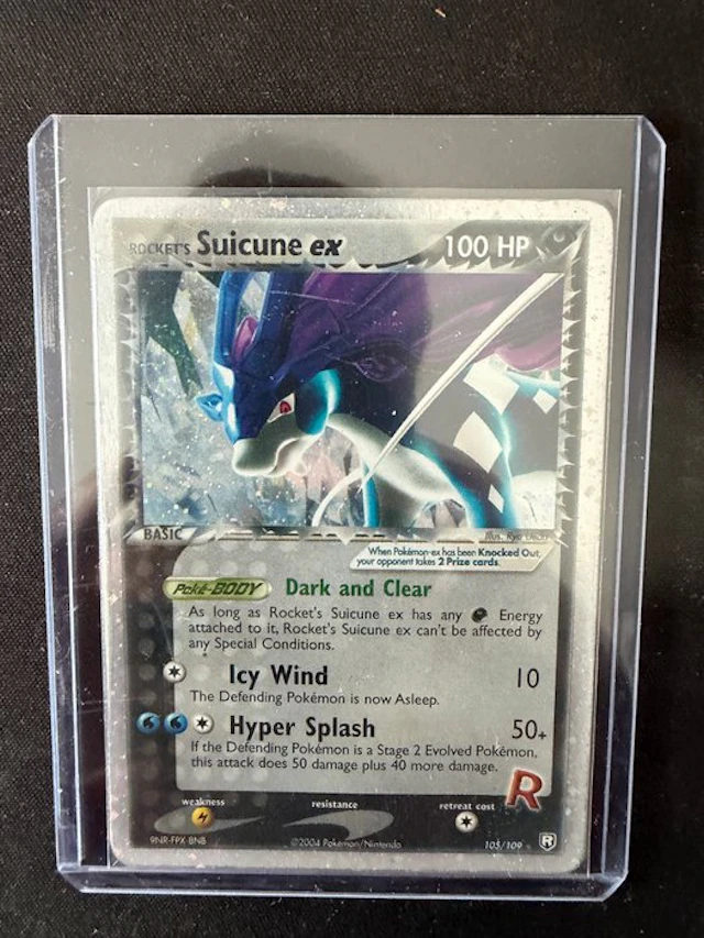 Pokémon - 1 Card - Suicune 105/109 Foil - EX - EX Team Rocket Returns