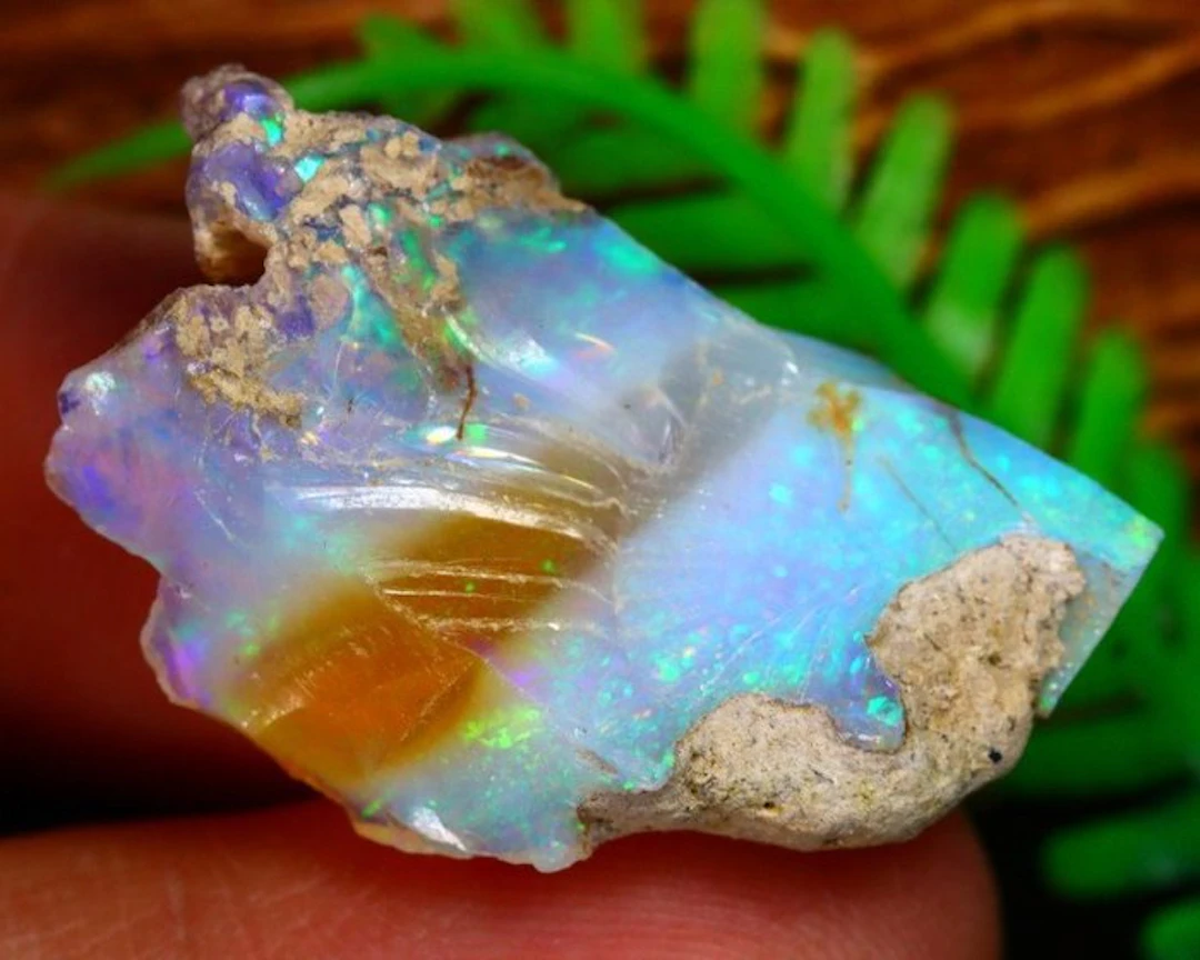 20.91 cts - Natural Multicolor Opal Rough - See Video!- 4.18 g