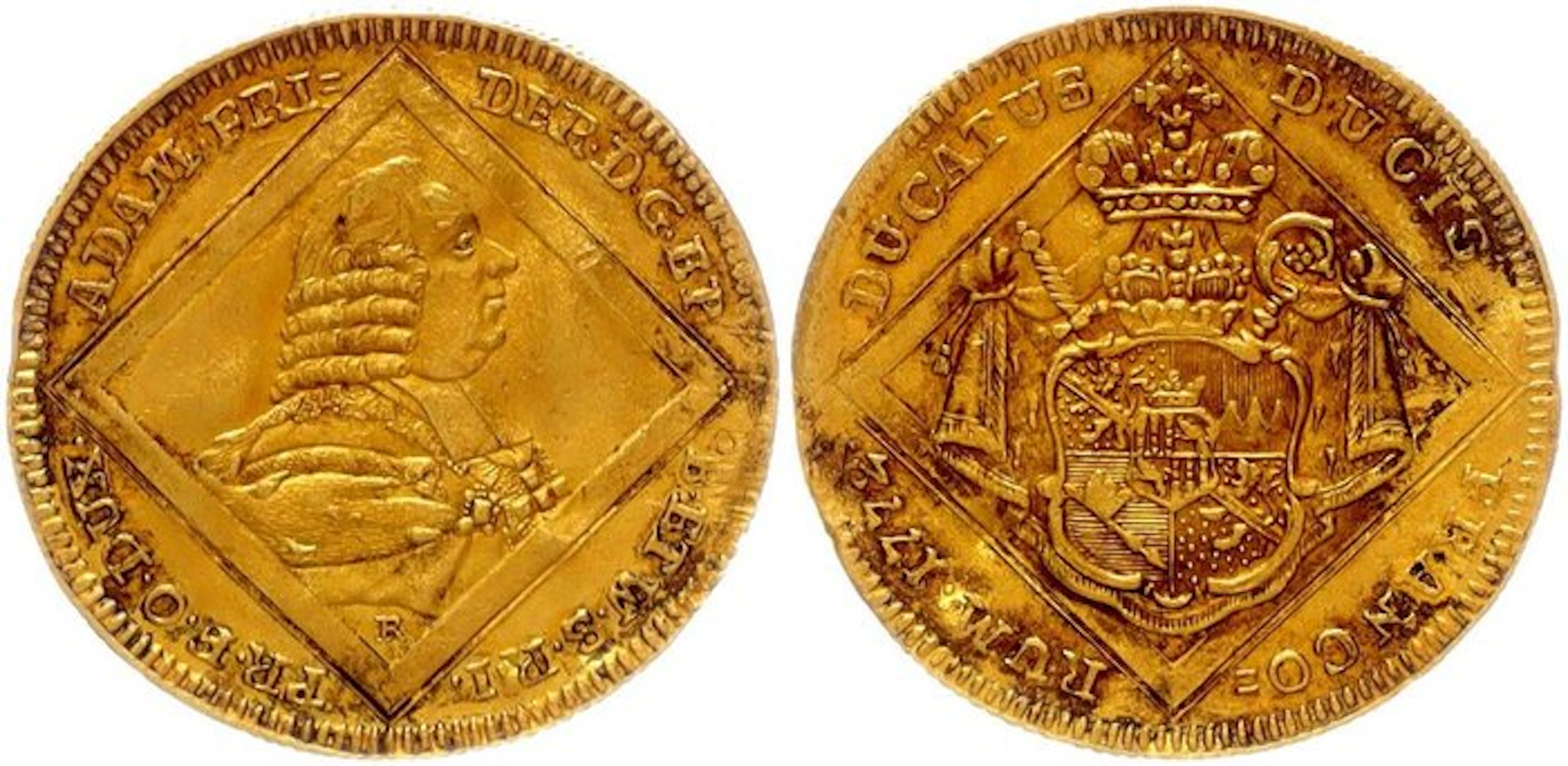 Germany, Würzburg. Adam Friedrich von Seinsheim 1755–1779. Dukat 1772