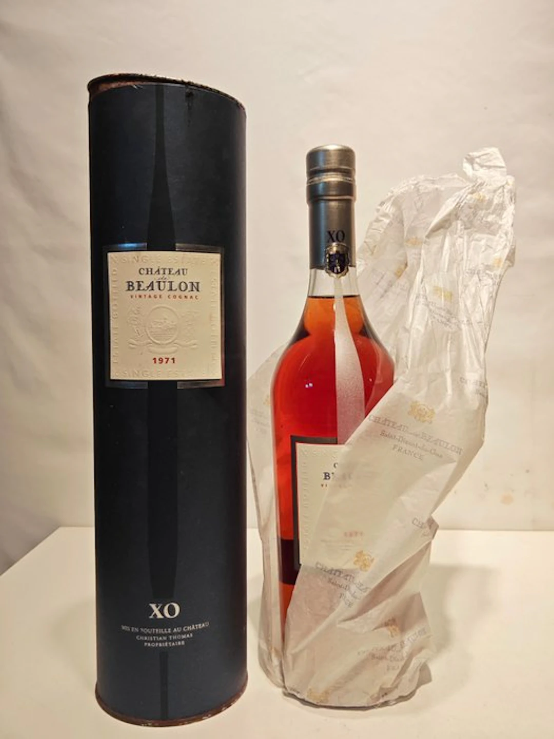 Château de Beaulon 1971 - Single Estate Vintage Cognac - b. 2000s - 700ml