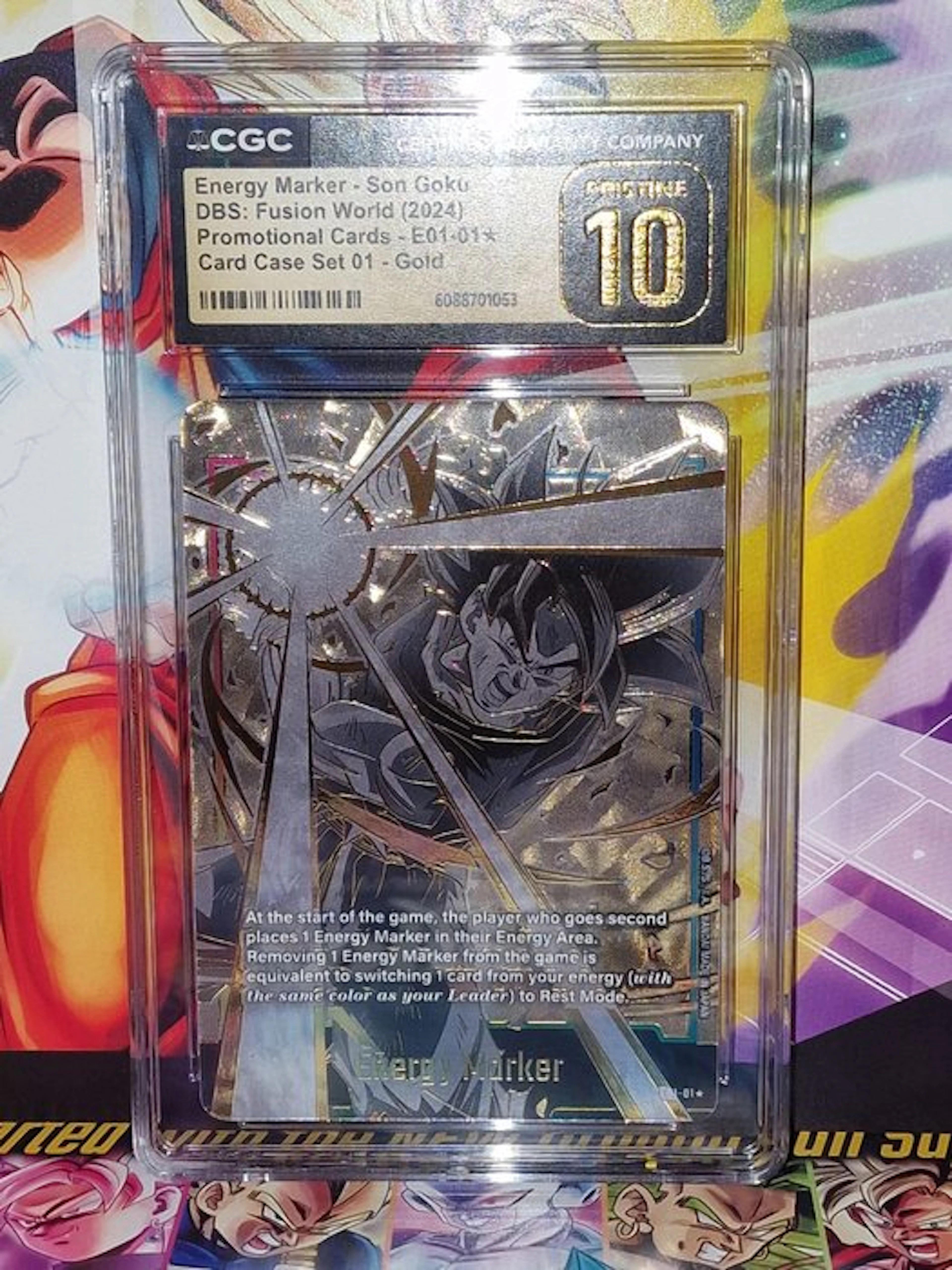 Bandai Graded card - Dragon Ball - Son Goku E01-01 Promo card - CGC Pristine 10