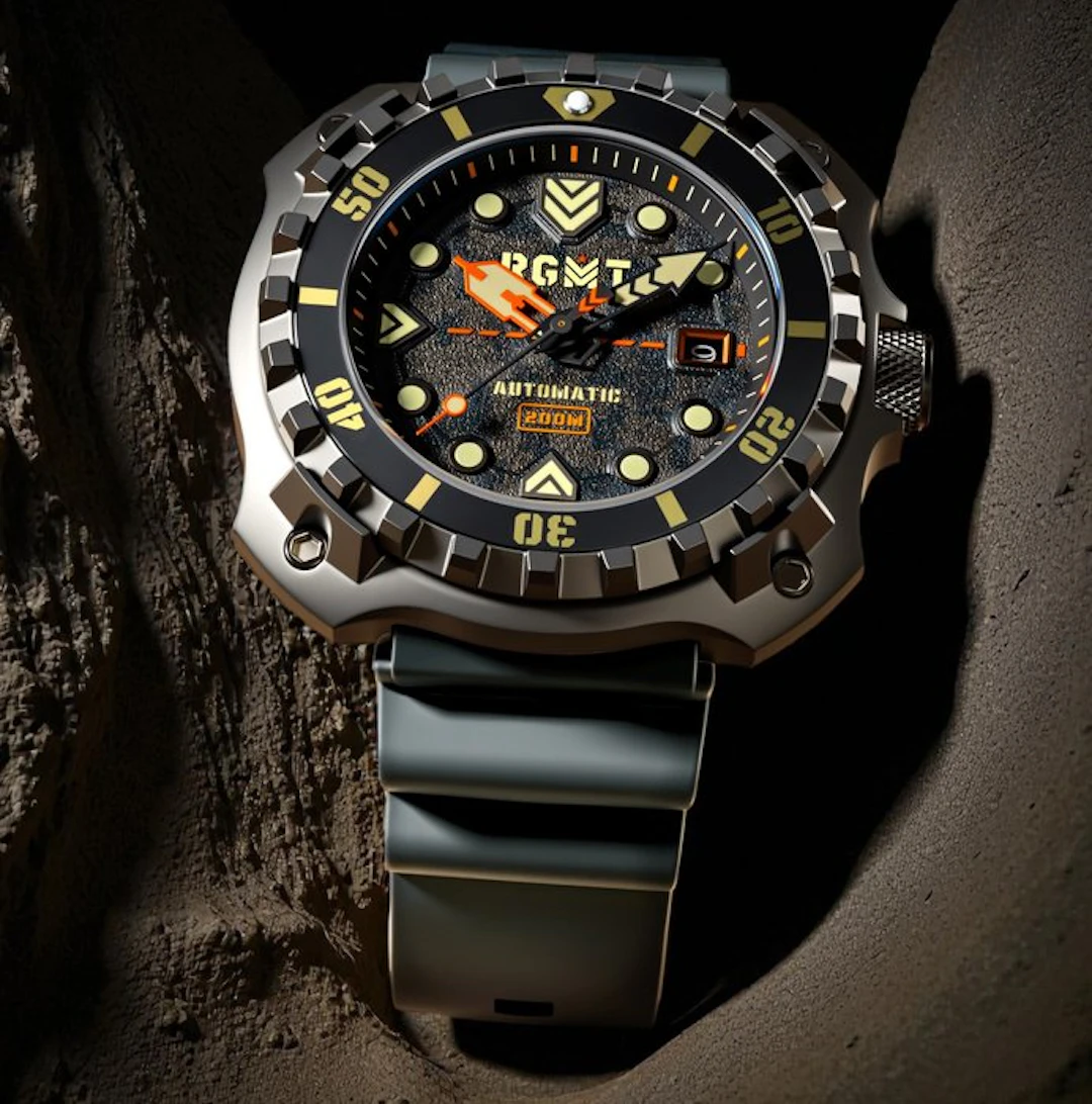 RGMT - Automatic - Swiss Newlite - Sapphire - 24 Jewels...