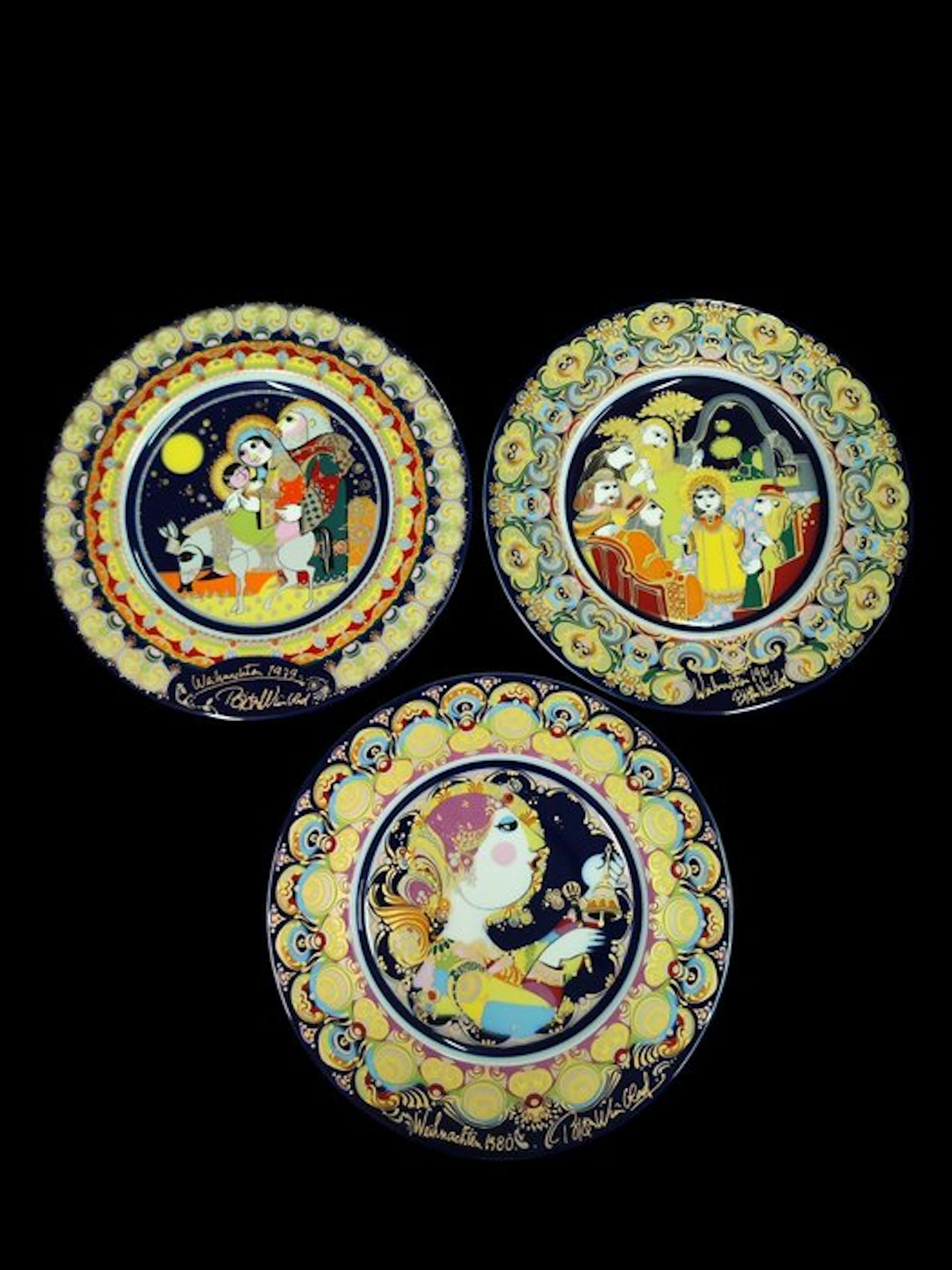 Rosenthal - Bjorn Wiinblad - Dish (3) - Porcelain
