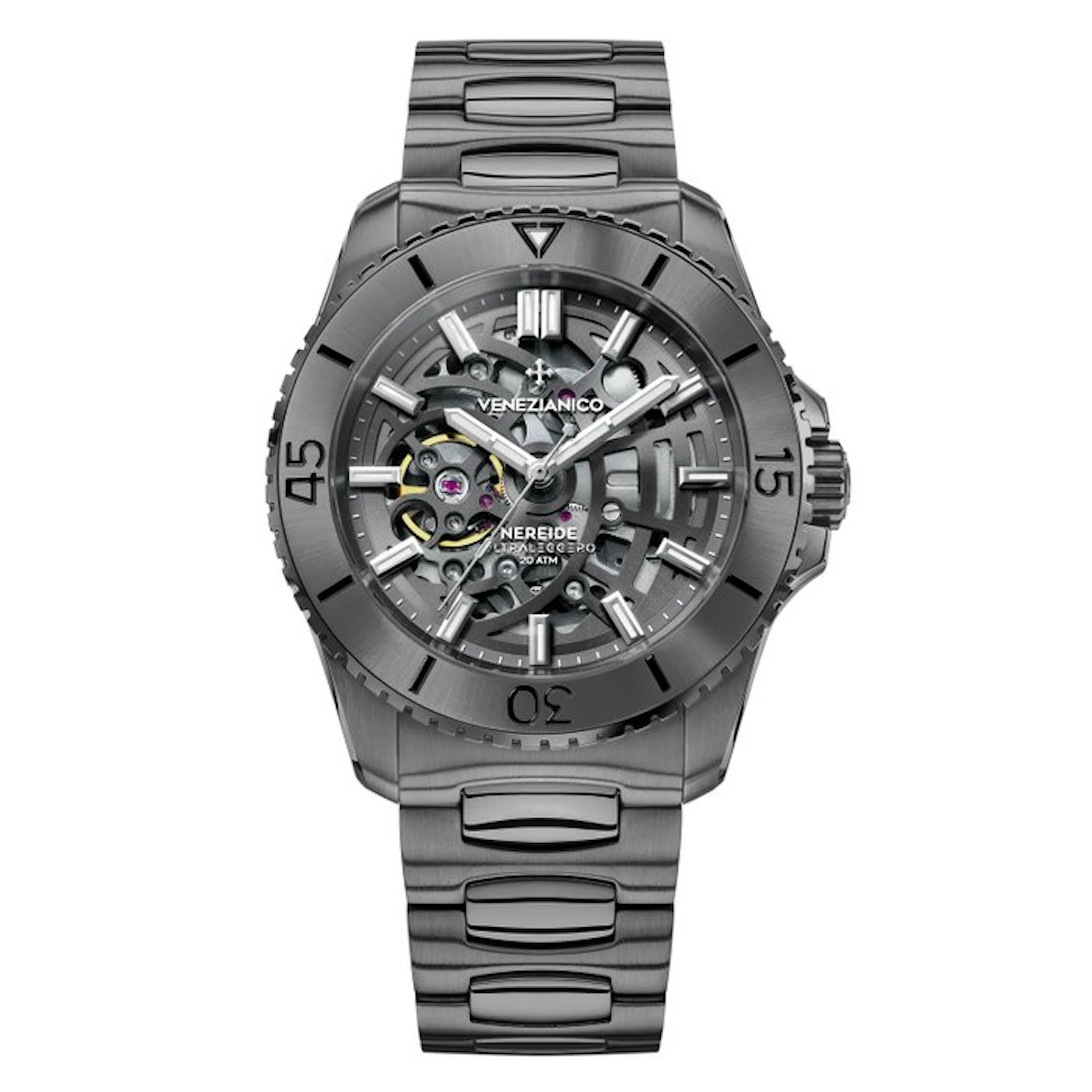Venezianico - Nereide Ultraleggero Automatico 42 Black - 39215099C - Men - 2026