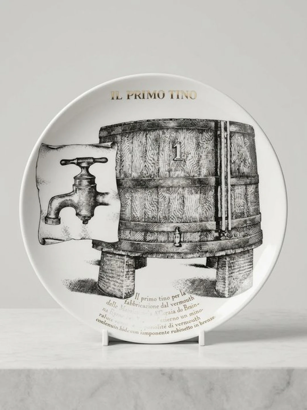 Fornasetti - Piero Fornasetti - Dish - Martini e Rossi...