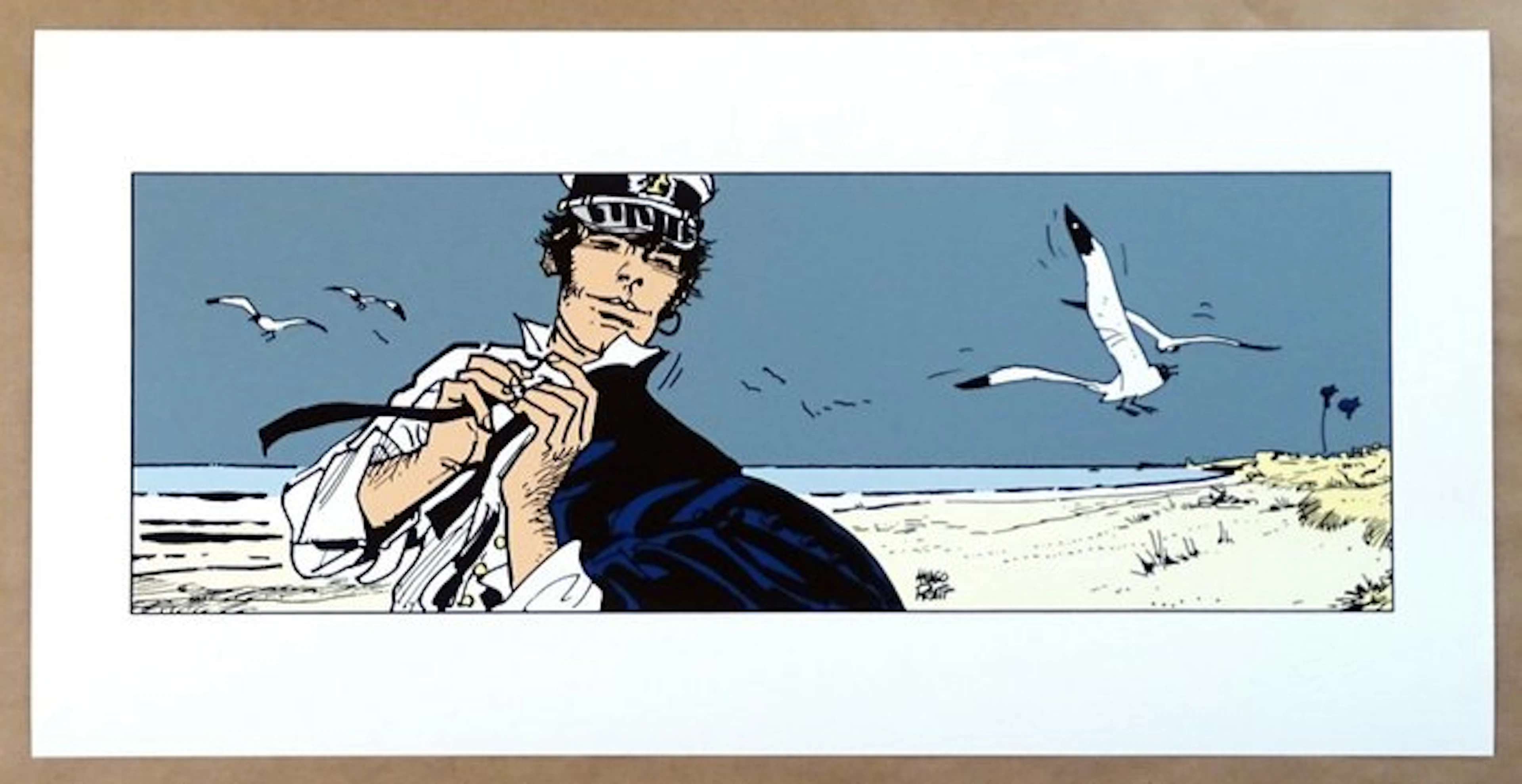 Pratt, Hugo - 1 Pigment print - Corto Maltese - Corto la plage - 2026