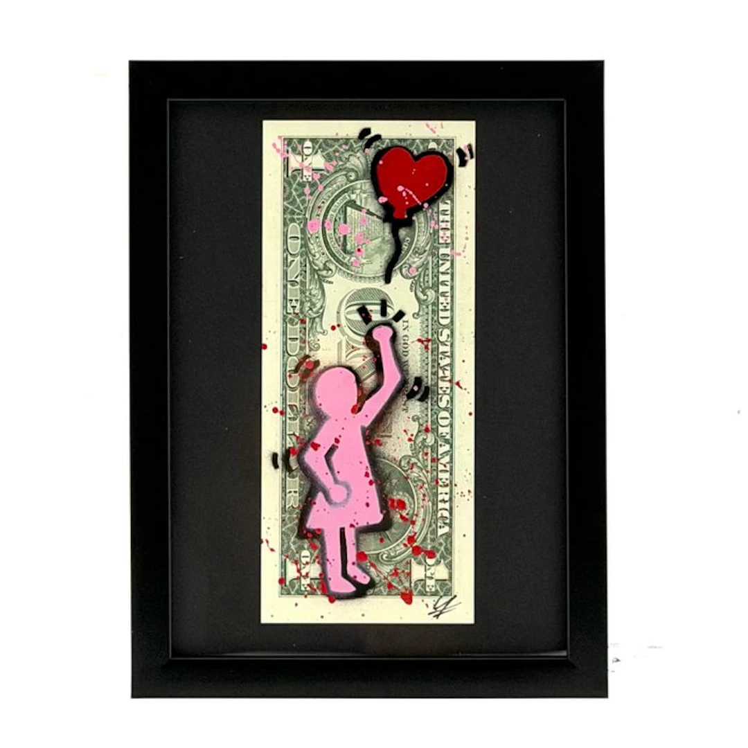 WhyCreationz (XX-XXI) - Haring Girl with the Balloon (Banksy hommage)
