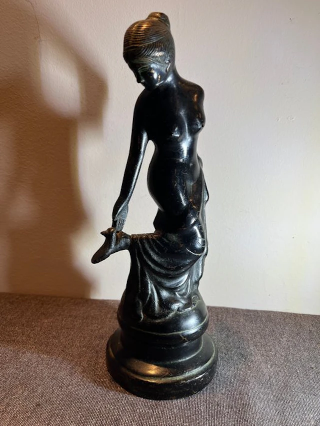 Statuette, Nude - 27 cm - Bronze