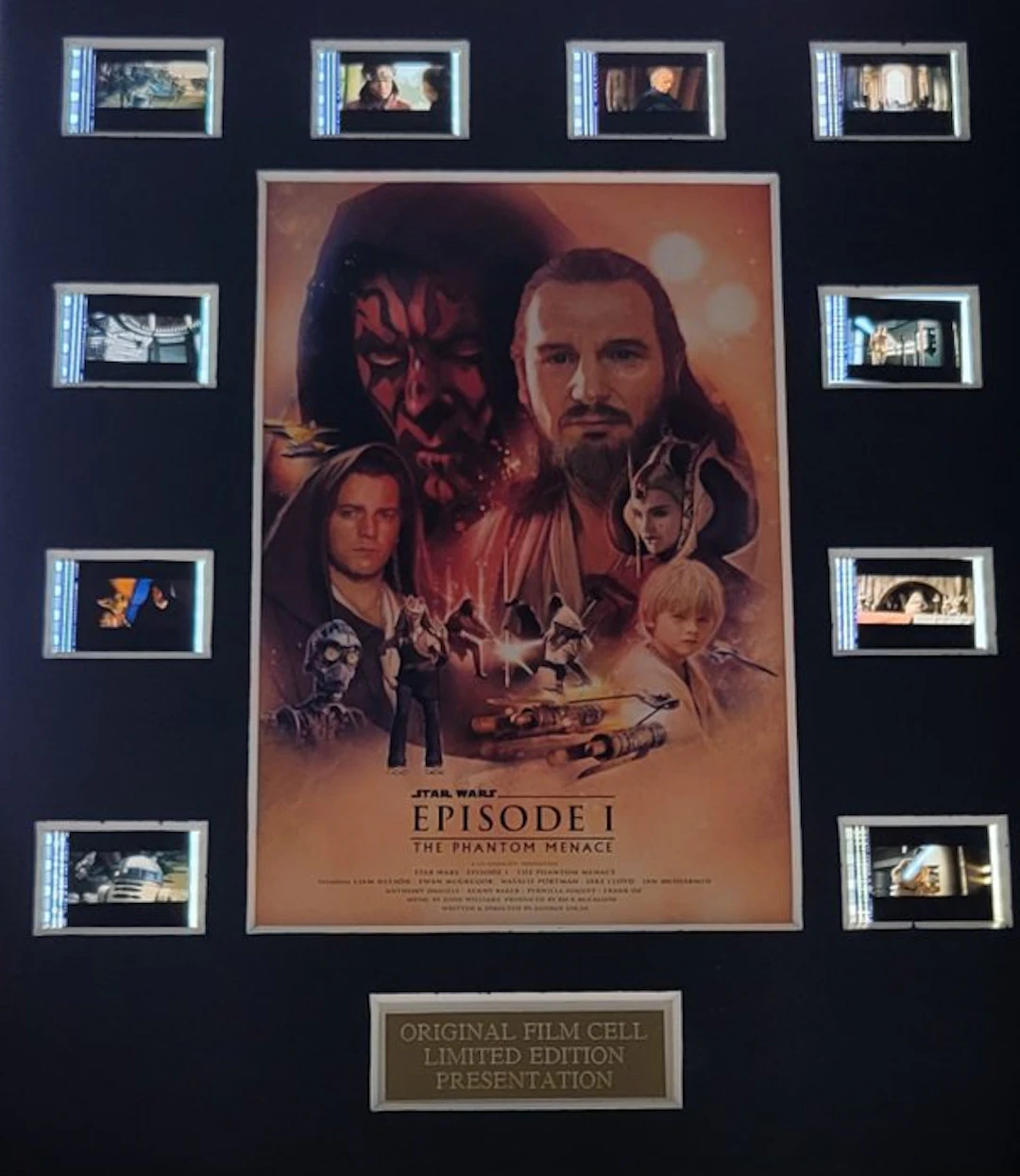 Star Wars Episode I: The Phantom Menace - Framed Film Cell Display