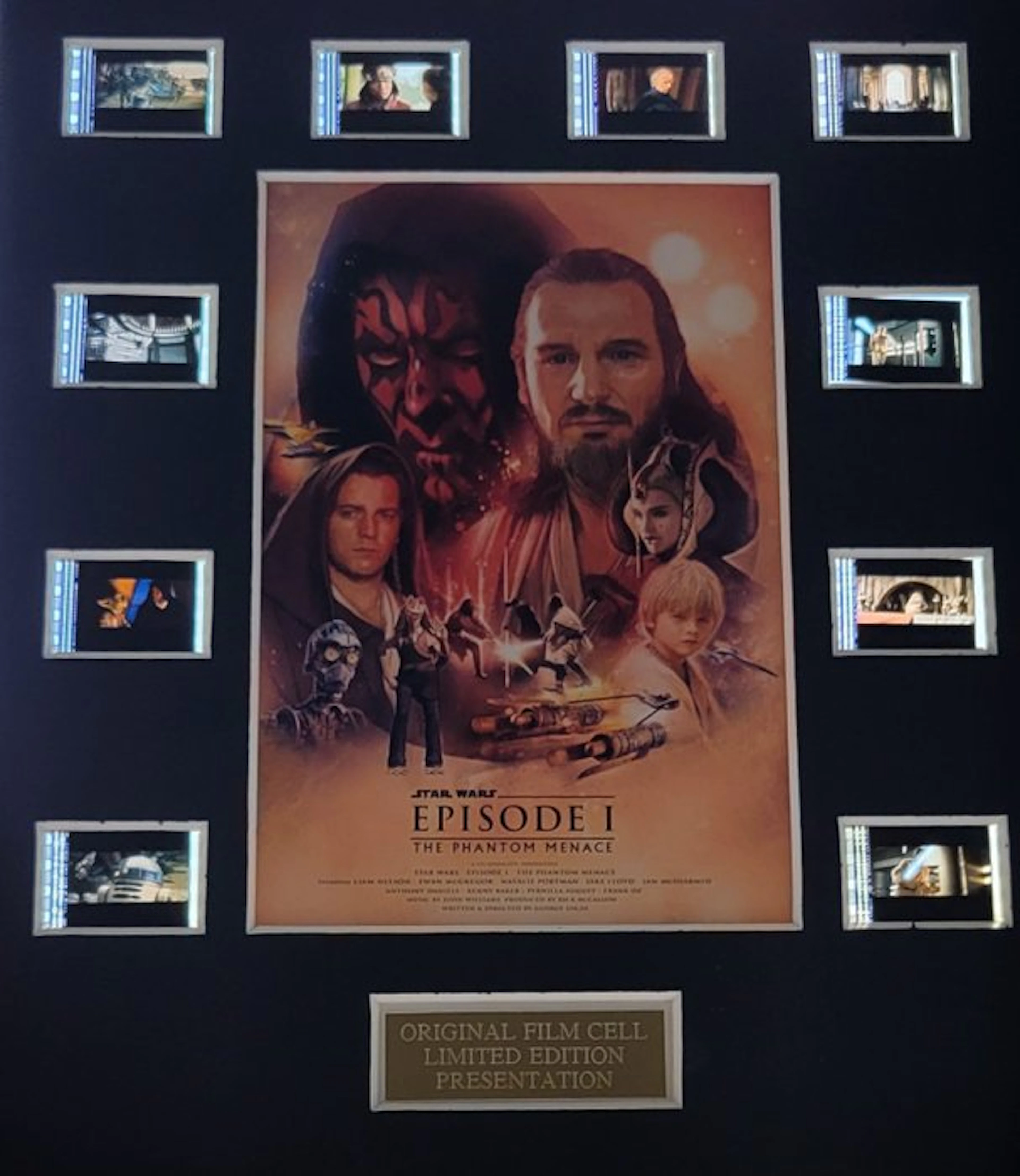 Star Wars Episode I: The Phantom Menace - Framed Film Cell Display
