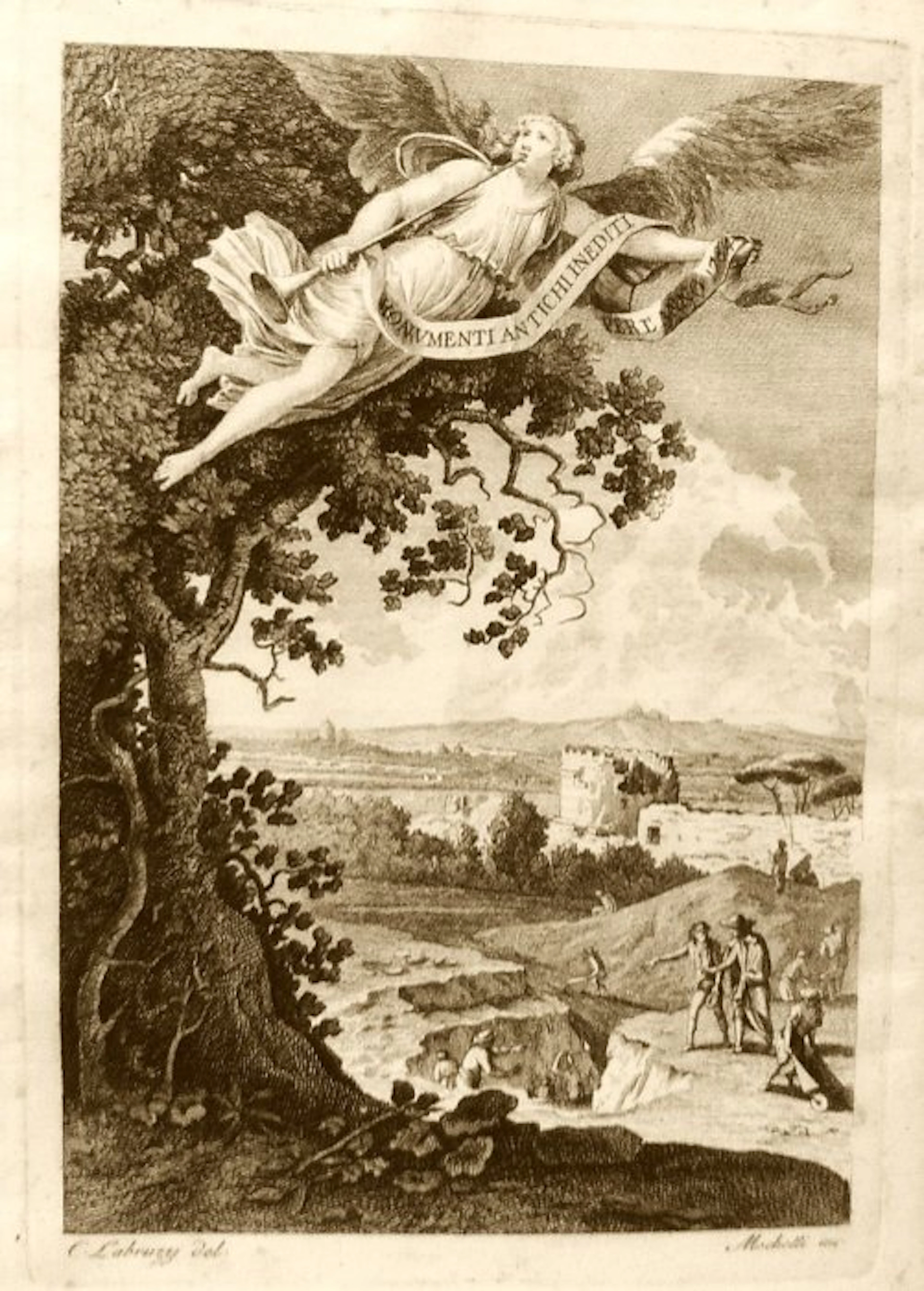 Guattani Giuseppe - Monumenti Antichi Inediti. Prima Edizione. - 1784