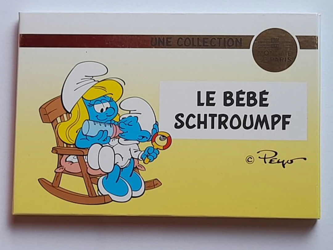 France. 50 Euro 2020 "Le Bébé Schtroumpf" (No reserve price)