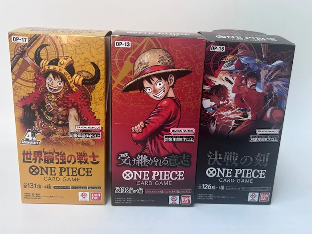 Bandai - 3 Booster box - One Piece - 3 Sealed Japanese...
