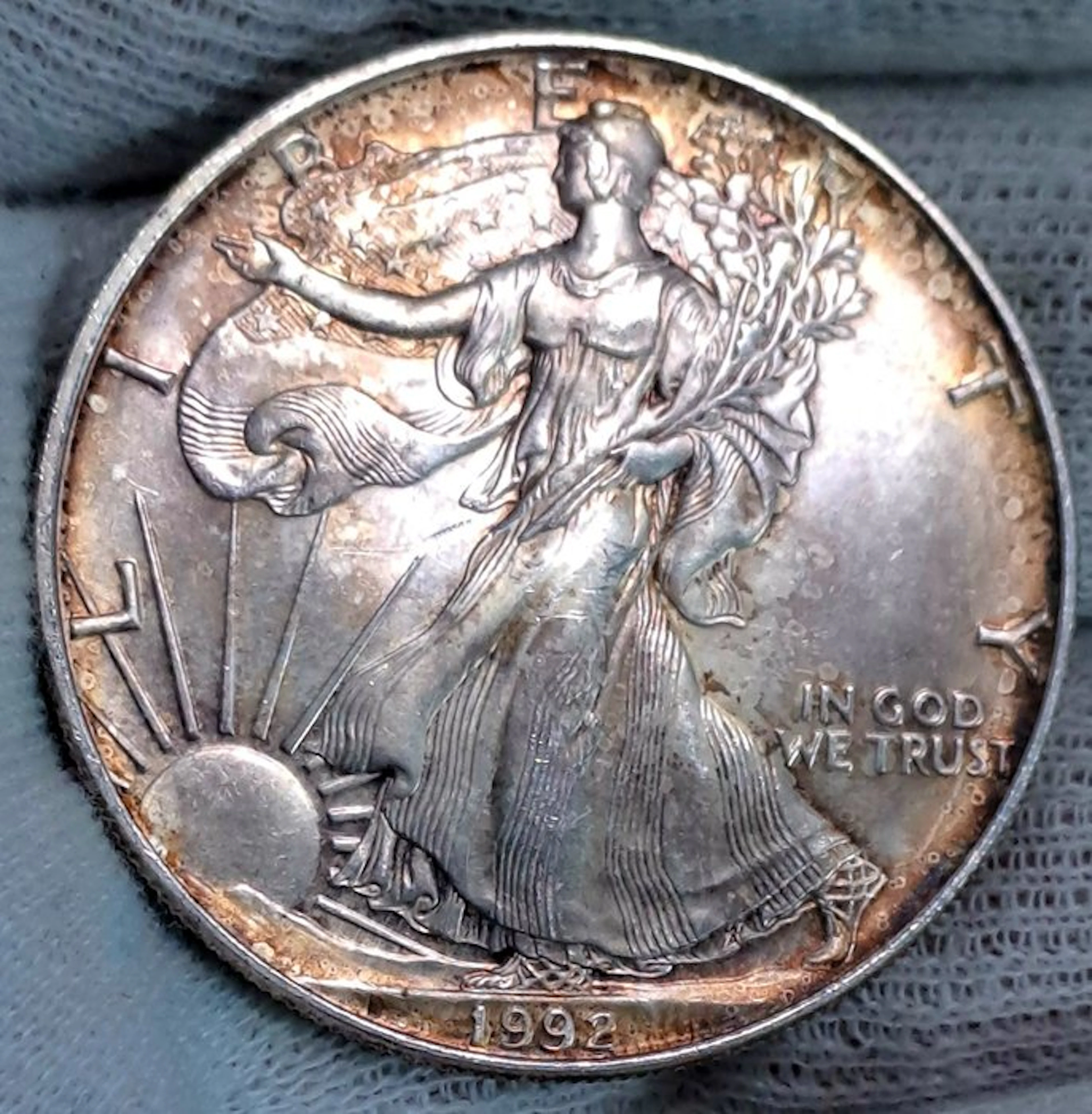 United States. 1 Dollar 1992 American Silver Eagle (No reserve price)