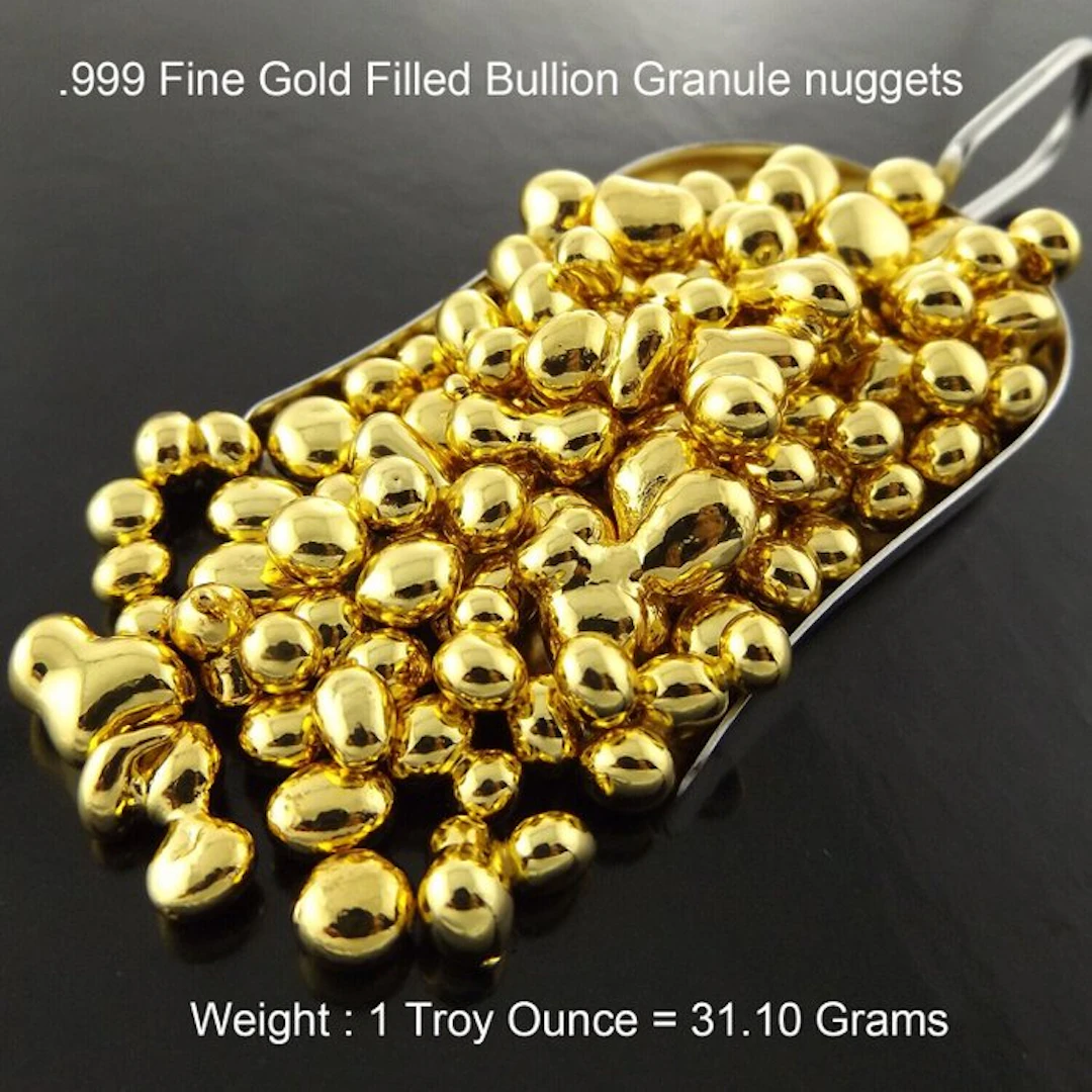 Golden Granules 24kt with COA (read the description) Nuggets- 31.1 g - (30)