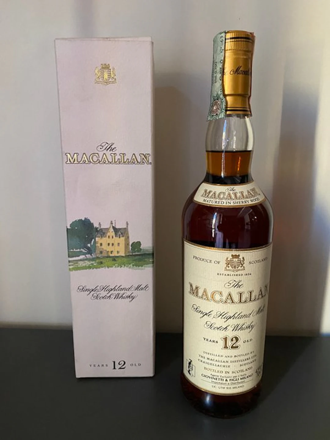Macallan 12 years old Sherry Wood - b. 1990s - 70cl