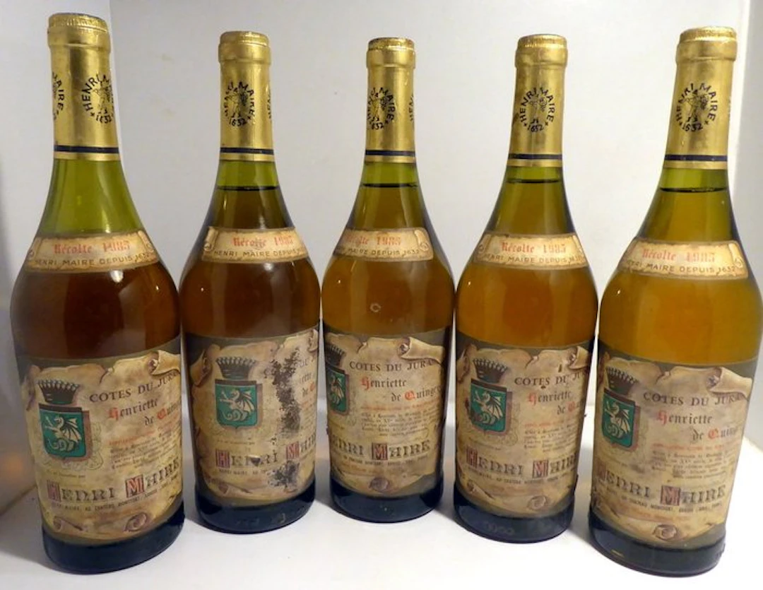 1985 Henri Maire "Henriette de Quingey" - Cotes du Jura - 5 Bottles (0.75L)