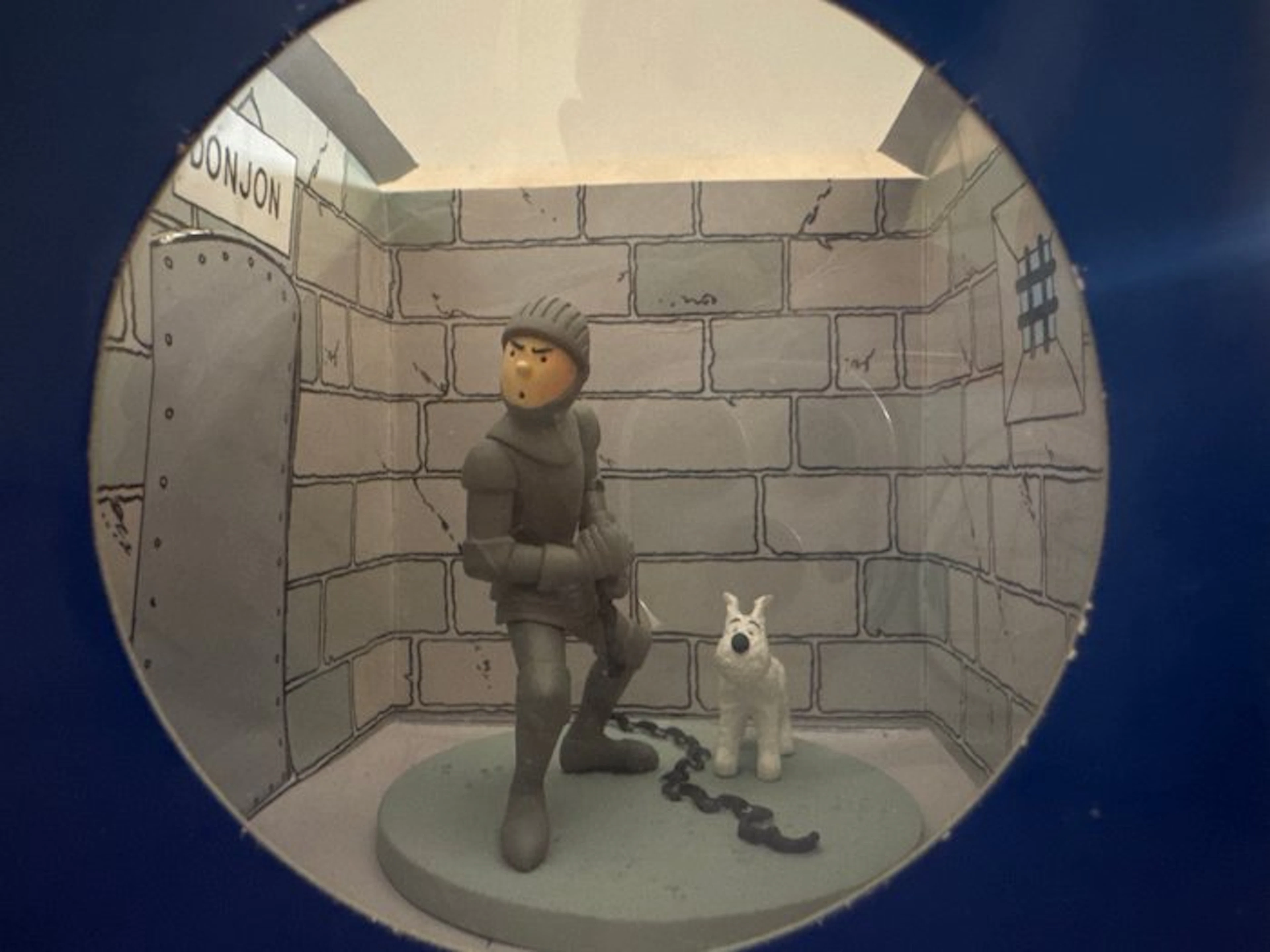 Diorama Moulinsart - Tintin Armure - Statuette