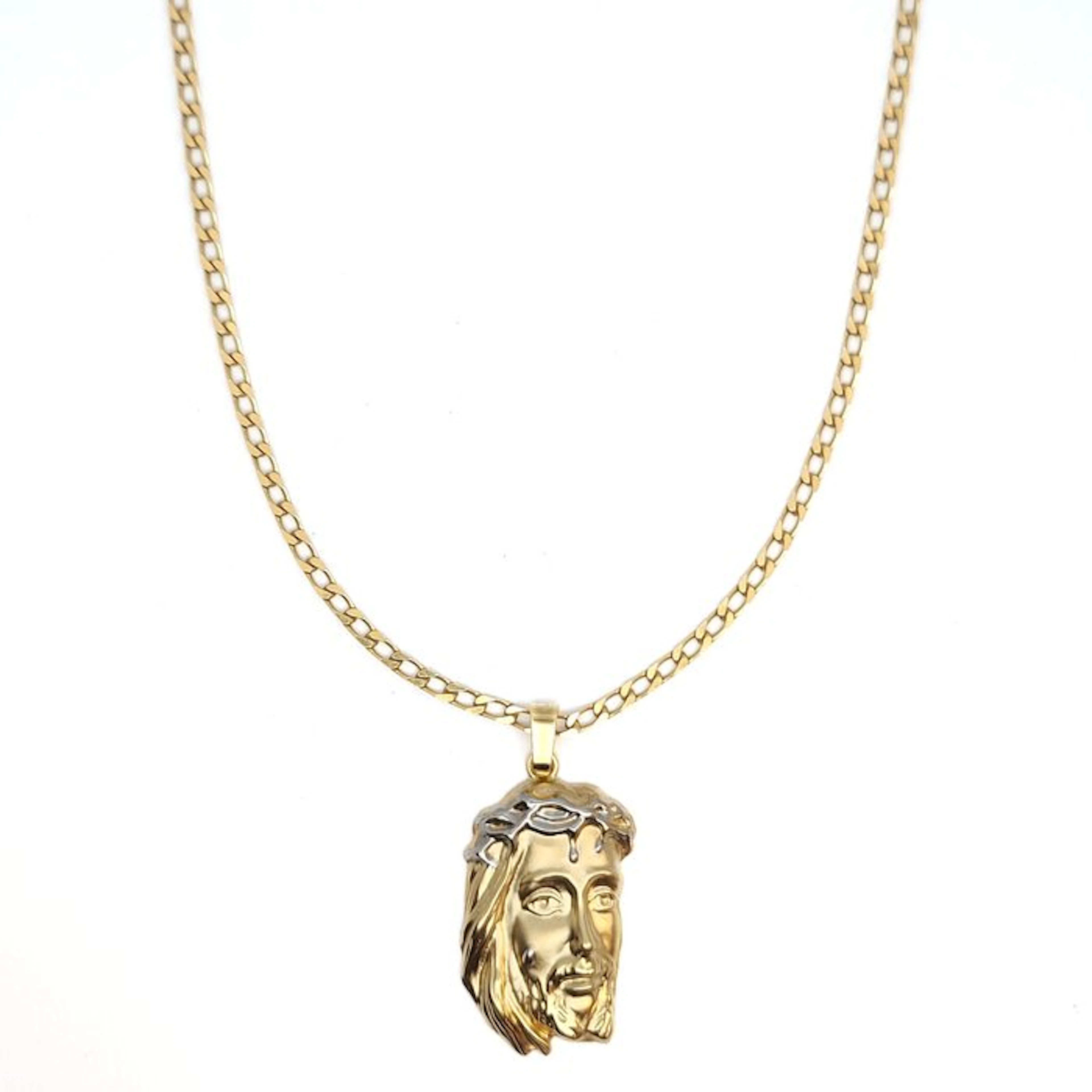 Necklace with pendant - 18 kt. Yellow gold