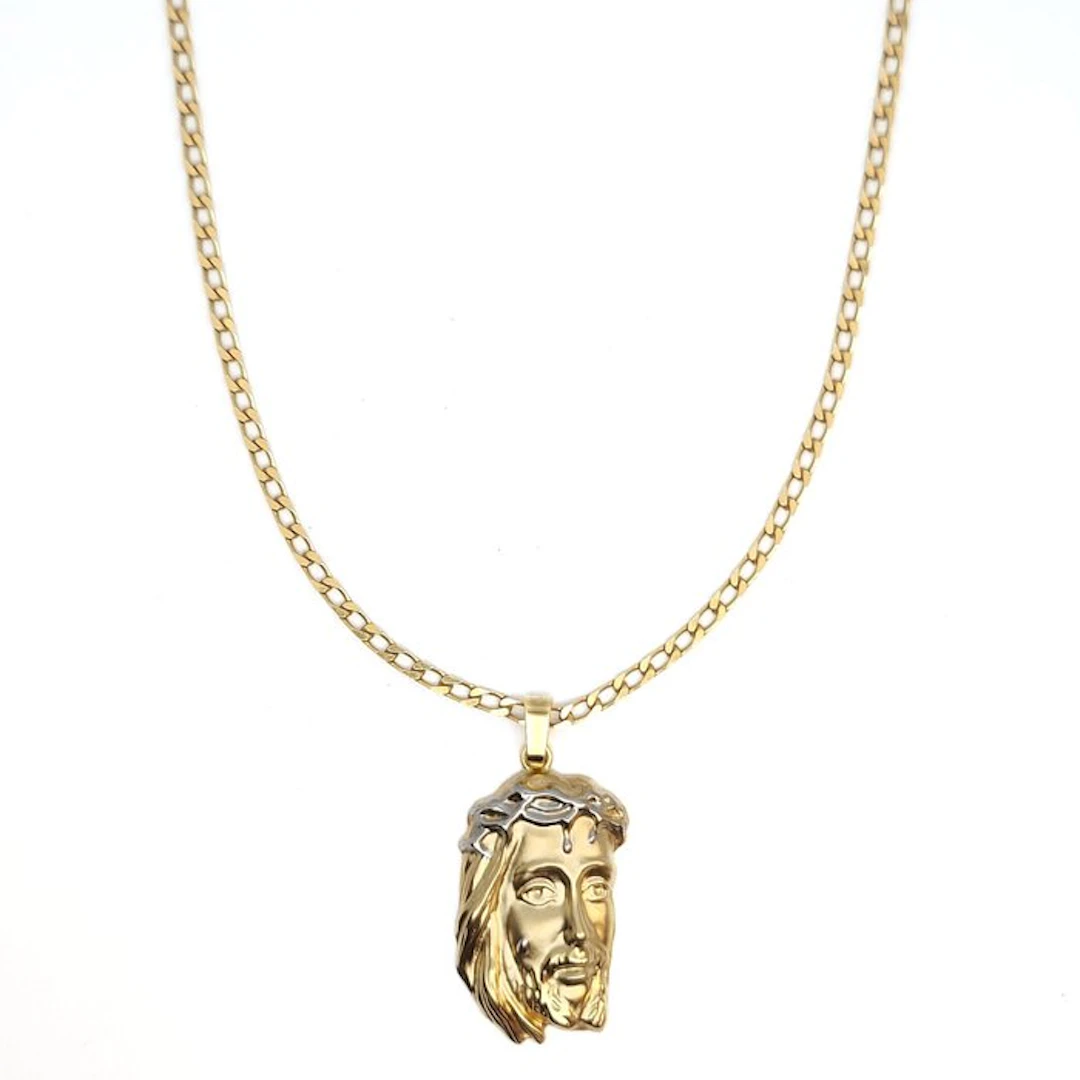 Necklace with pendant - 18 kt. Yellow gold