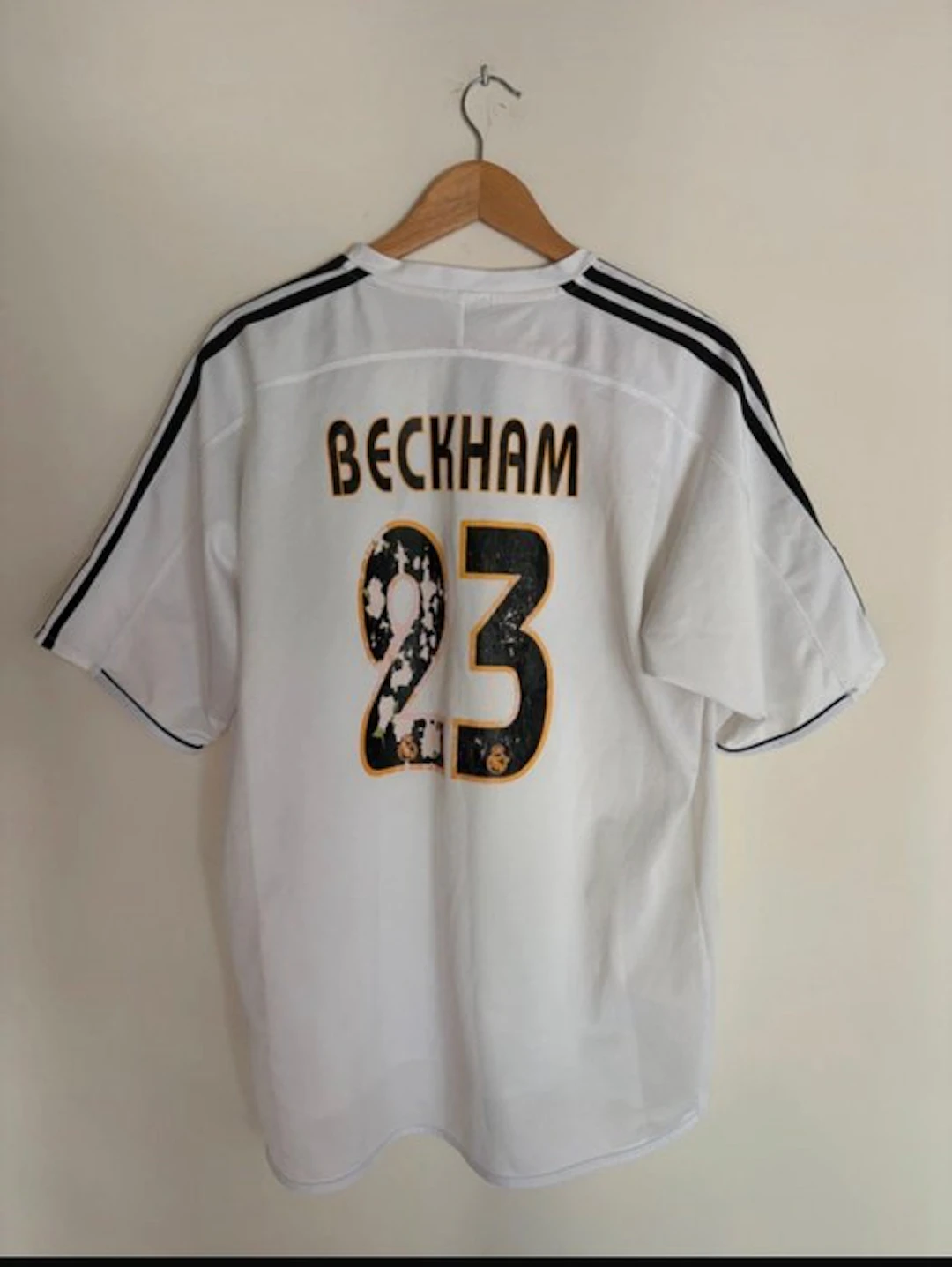 Real Madrid - Spanish League - David Beckham - 2003 - Football shirt