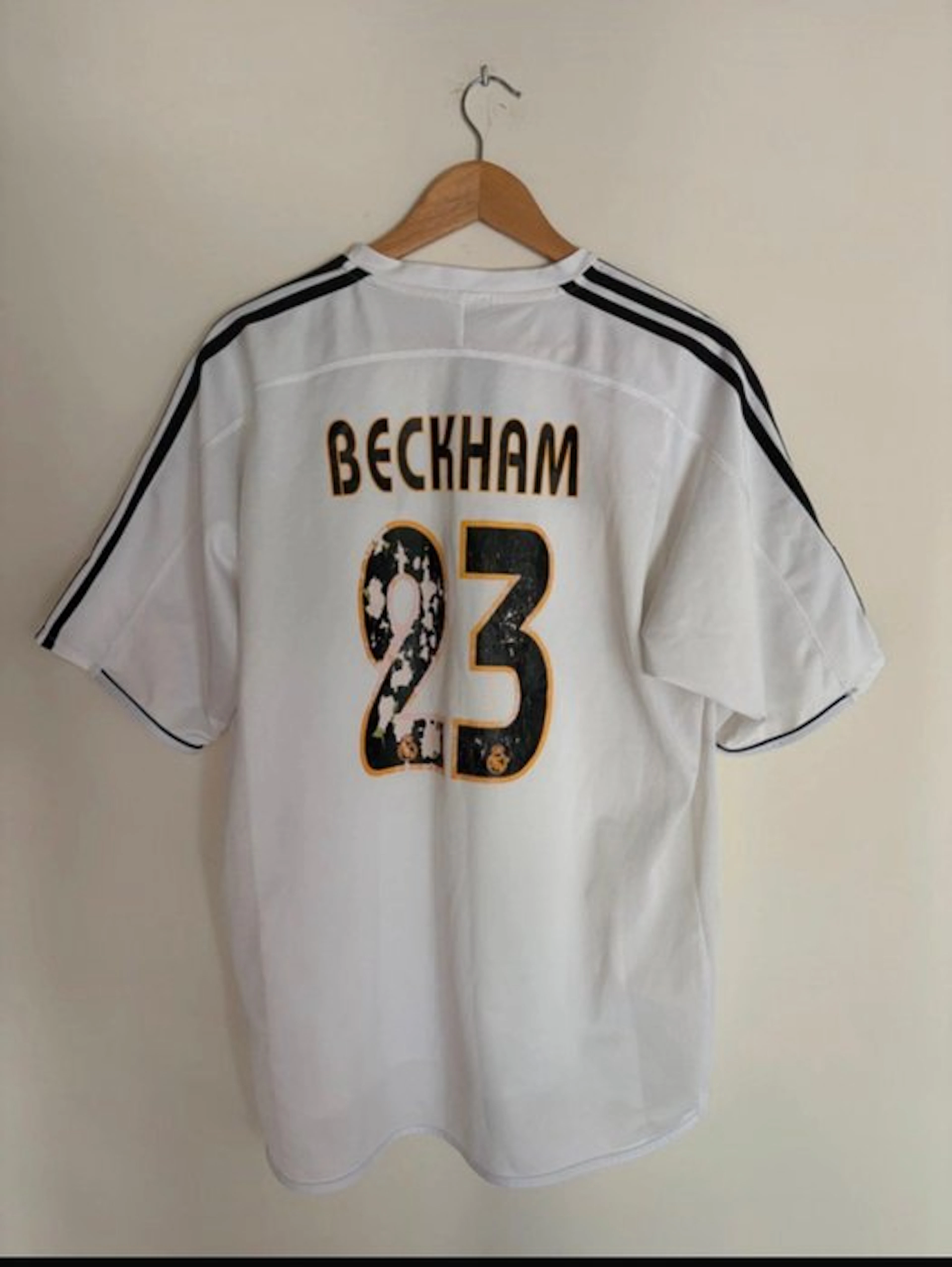 Real Madrid - Spanish League - David Beckham - 2003 - Football shirt