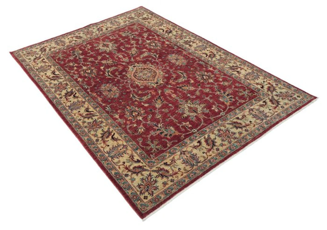 Hand-knotted designer rug with Sarouck pattern – New - Rug - 202 cm - 153 cm