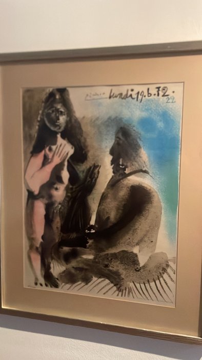 Pablo Picasso - Borstahusens Konstförening - Picasso Landskrona Konsthall 1973 - Década de 1970