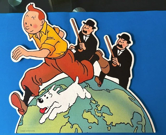 Tintin - Présentoir Tintin - 1 Promotional display - 1991