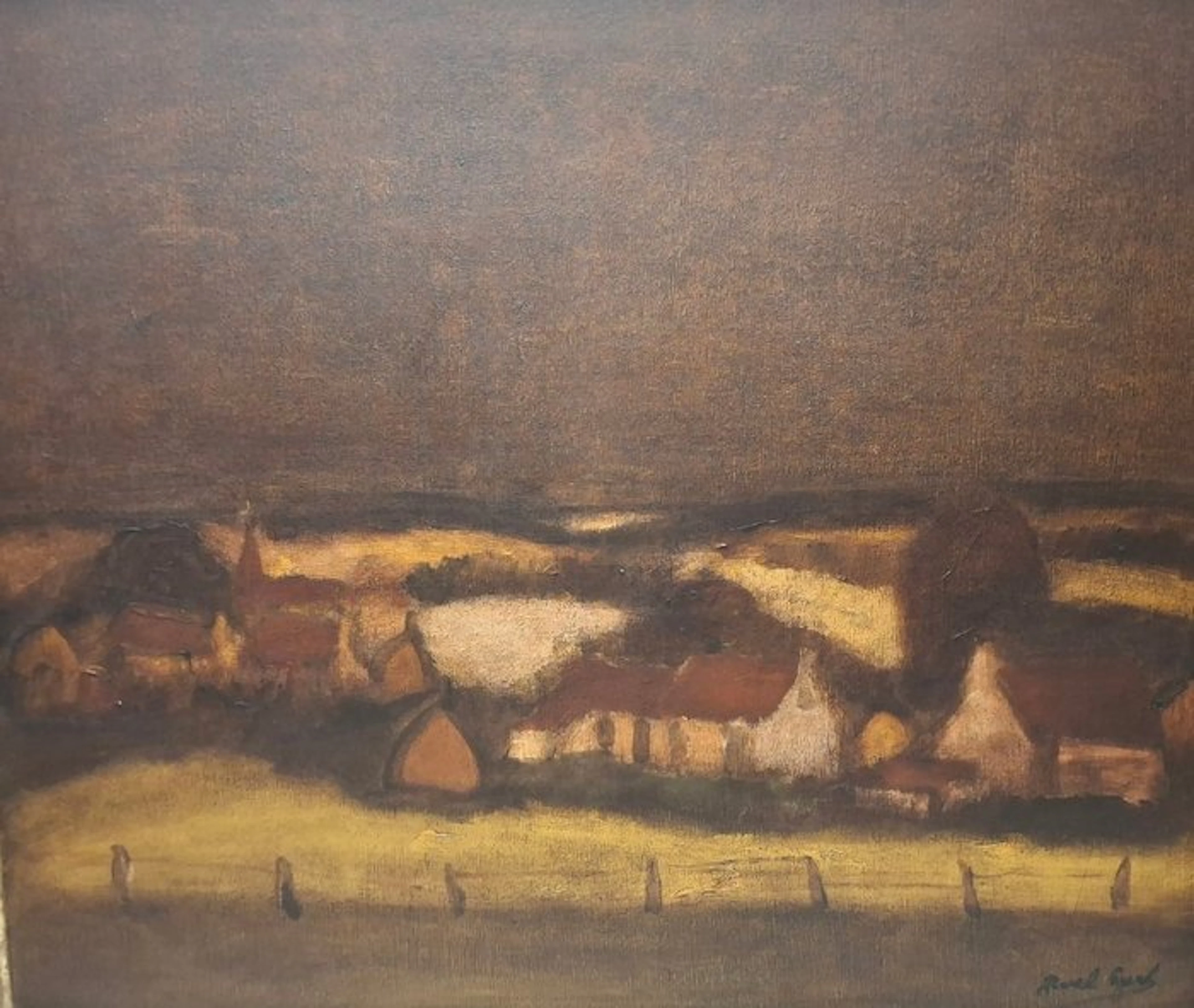 Karel Eyck (XX) - Vlaams dorpje