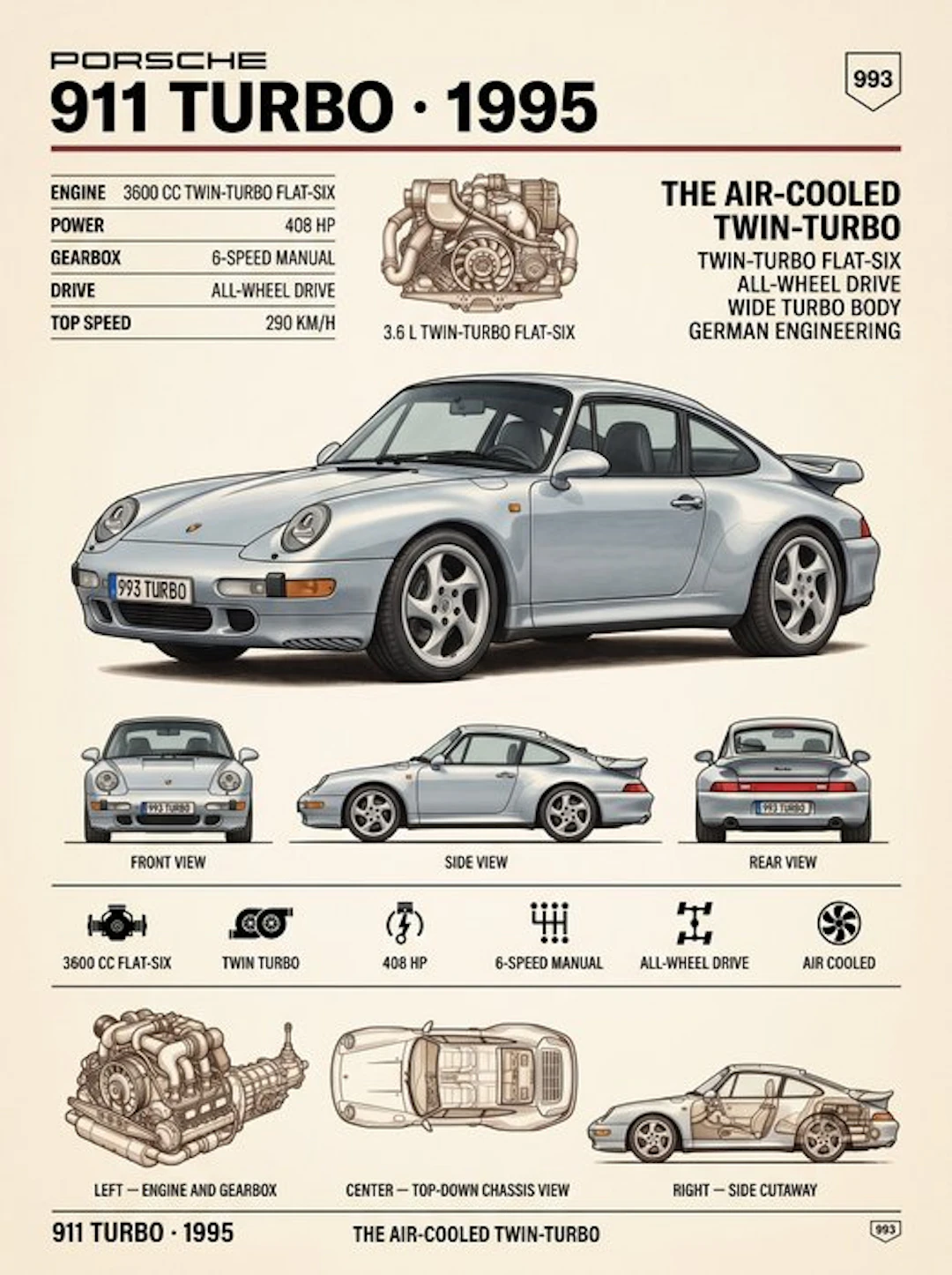 Shmidt.Art - Porsche - Porsche 911 Turbo 1995 - 1990s