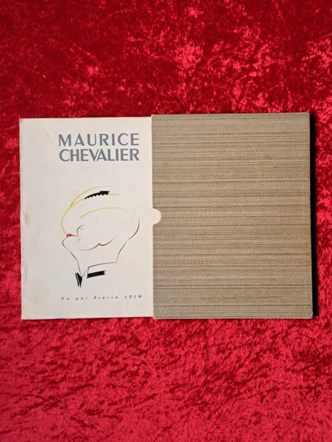 Signé ; [Maurice Chevalier] Pierre Juin / Marcel Pagnol...