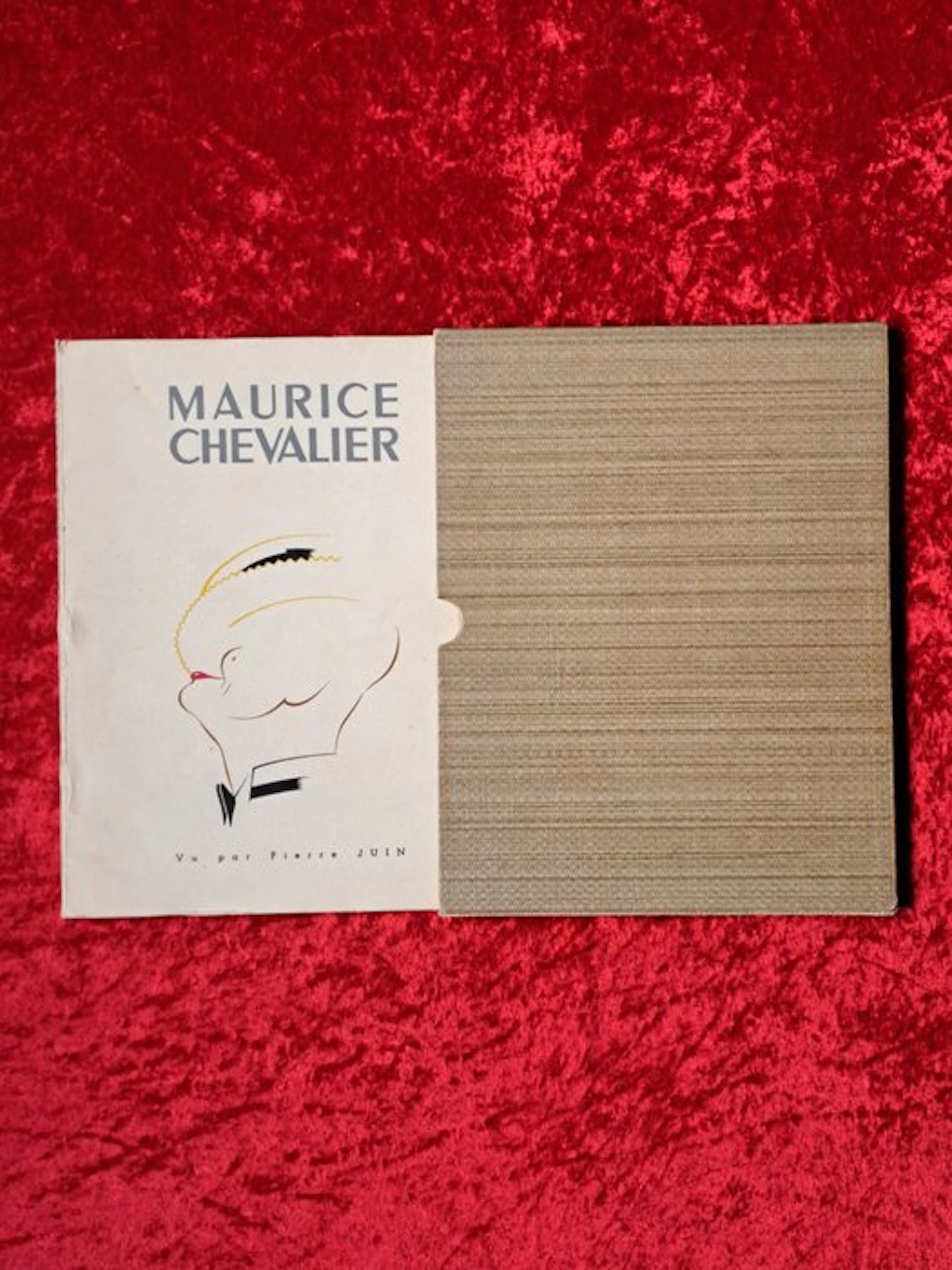Signé ; [Maurice Chevalier] Pierre Juin / Marcel Pagnol...