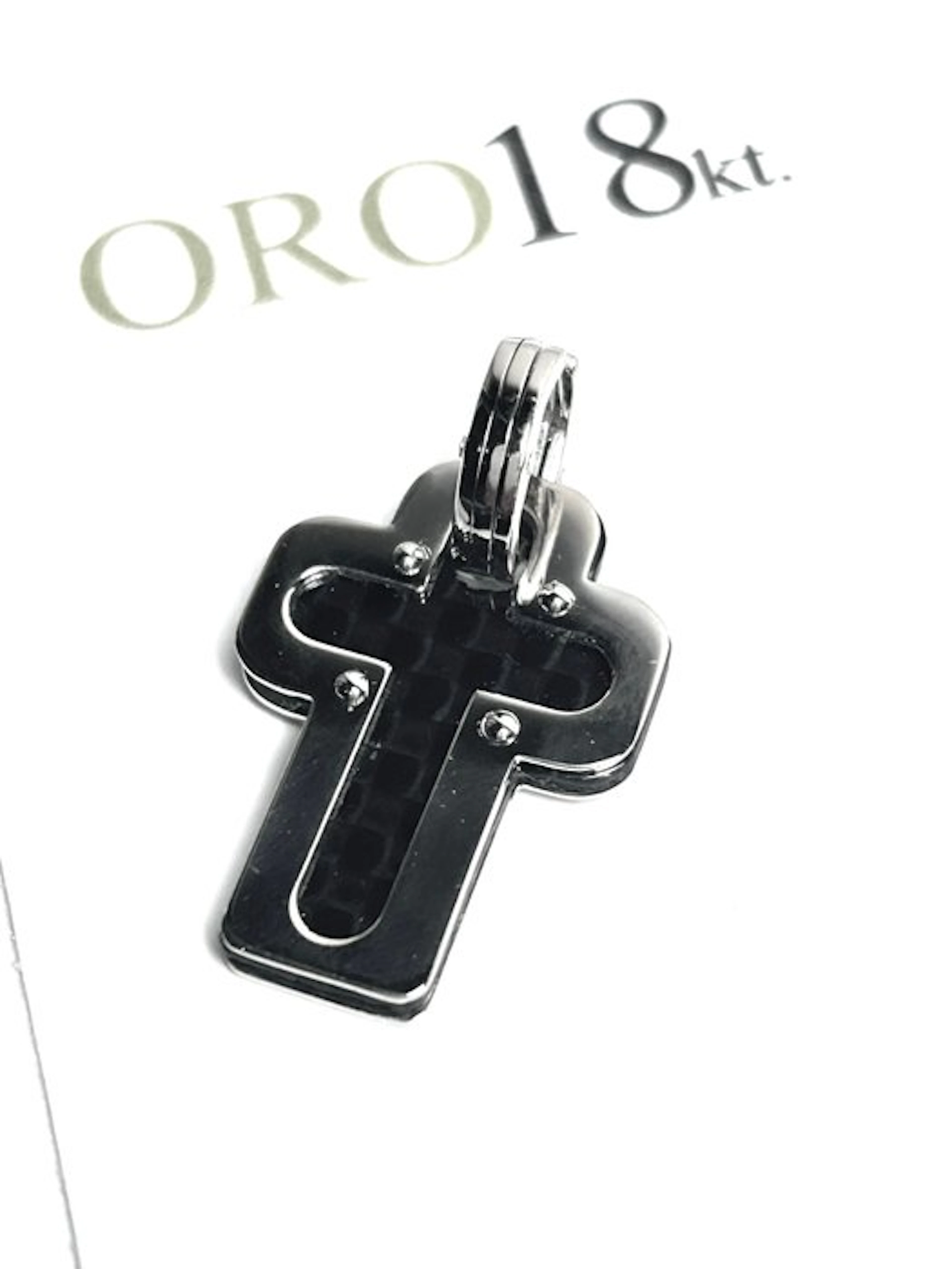 Pendant - 18 kt. White gold