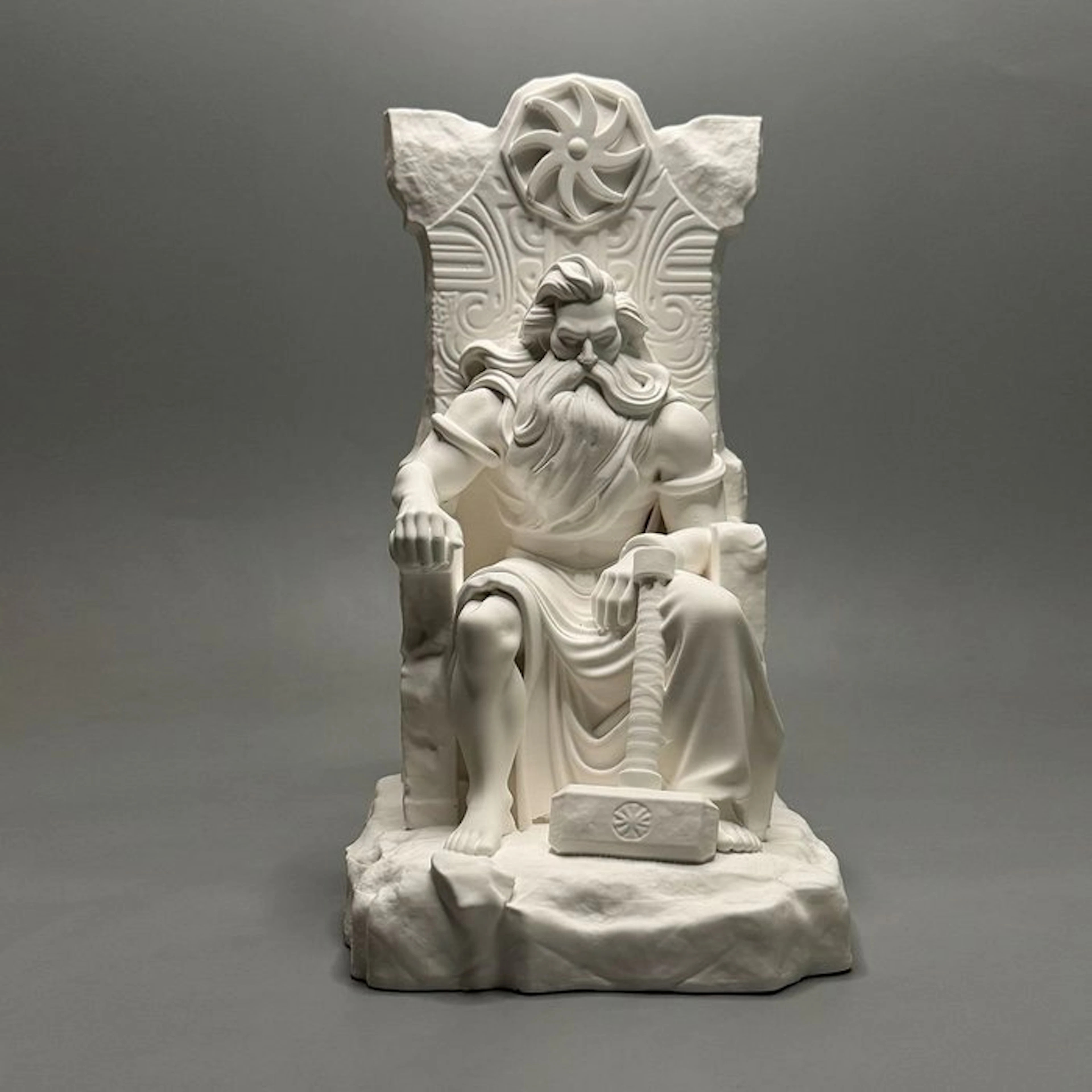 Sculpture, Hephaestus - 22 cm - Alabaster