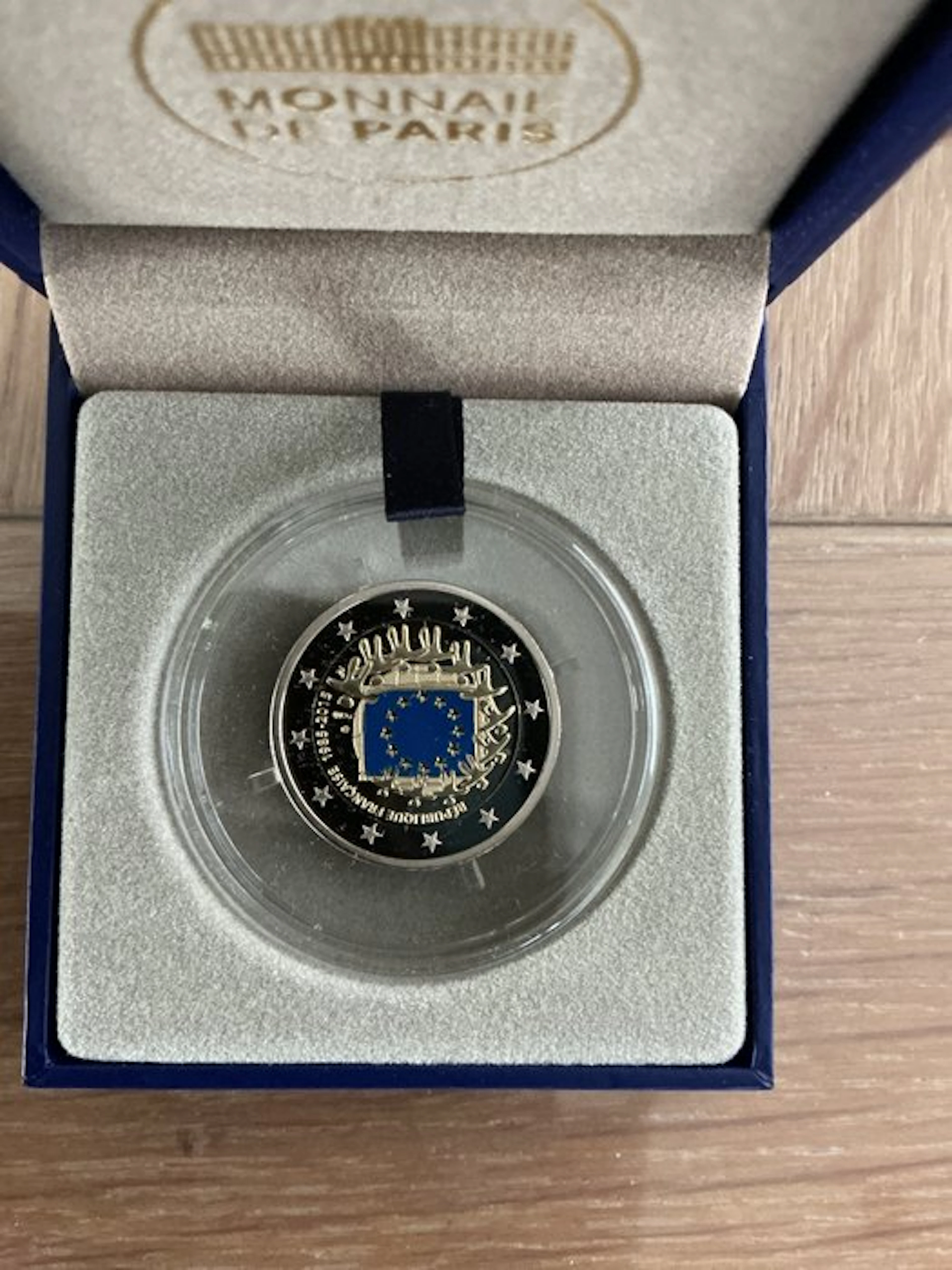 France. 2 Euro 2015 "30 Ans Drapeau Européen" Proof (No reserve price)