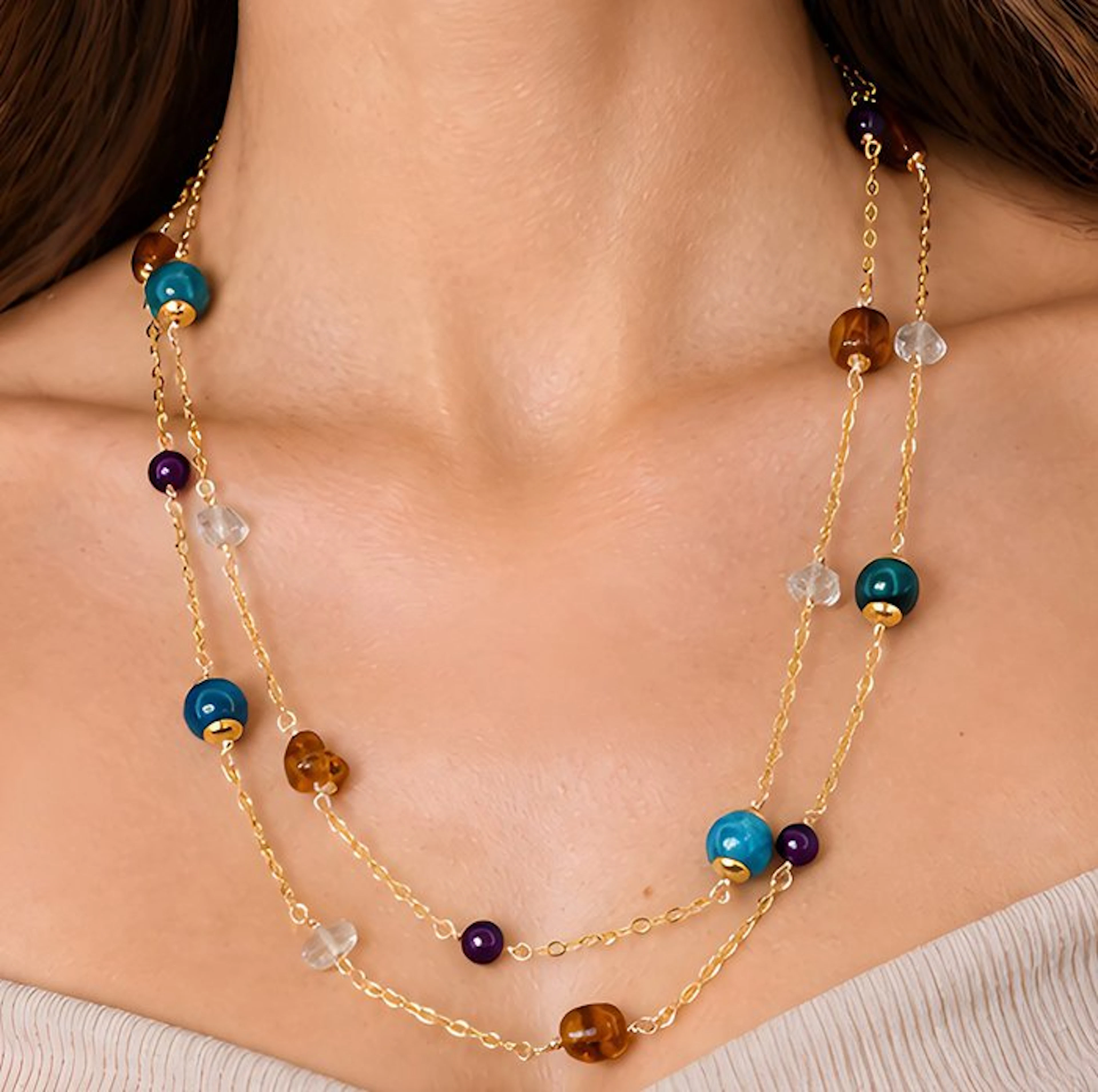HANDMADE blue Apatite